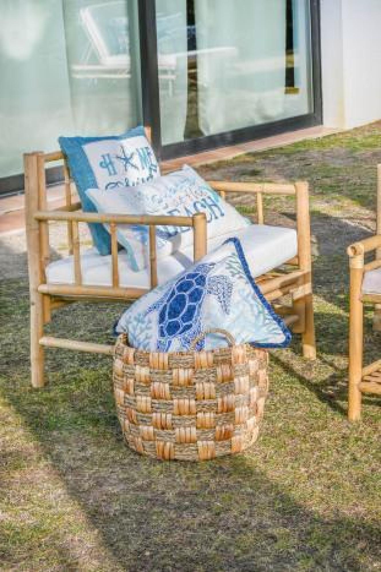 Product photograph of Garden Brown Polyester Armchair from Choice Furniture Superstore.