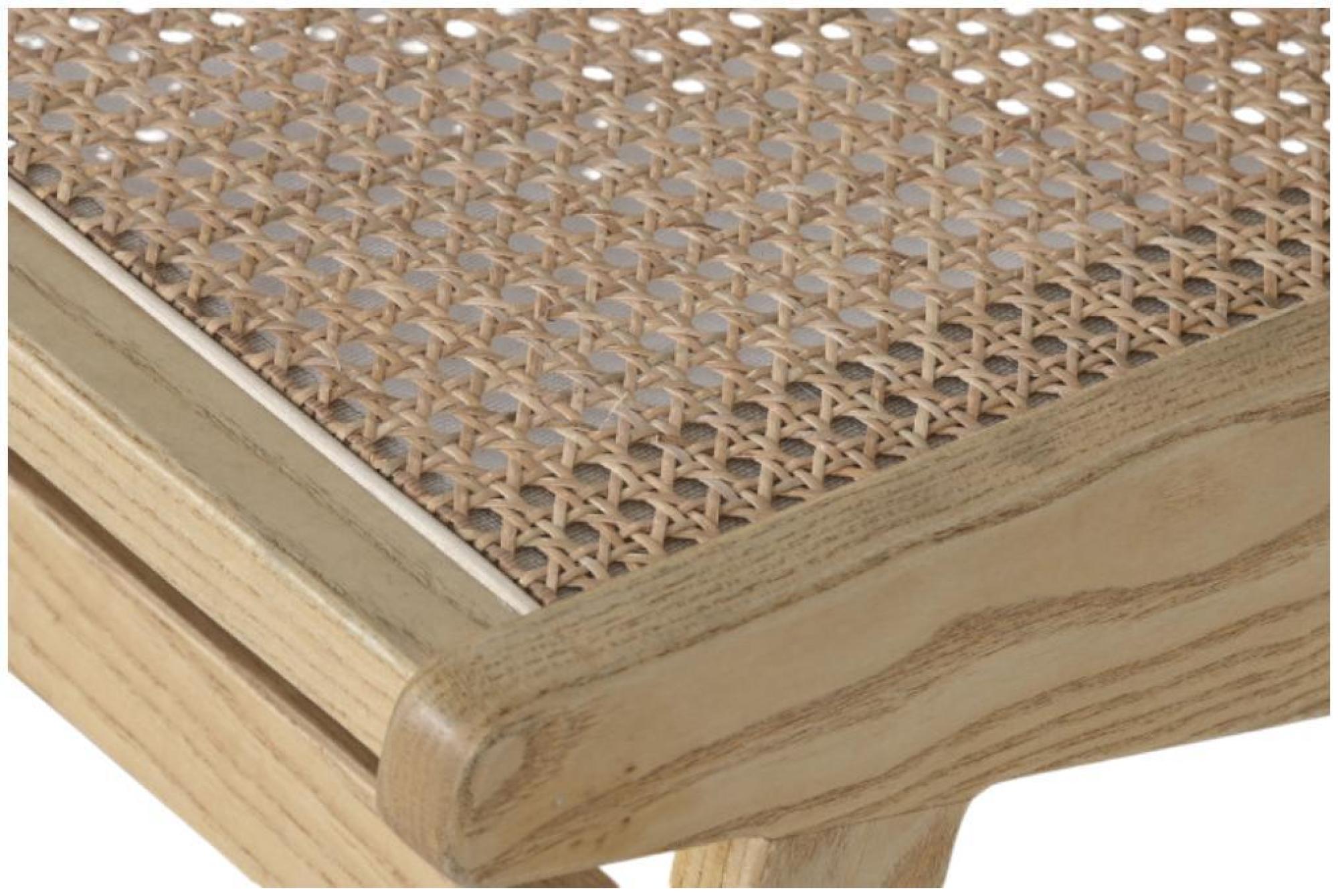 Product photograph of Tropical Natural Elm Wood And Rattan Armchair from Choice Furniture Superstore.