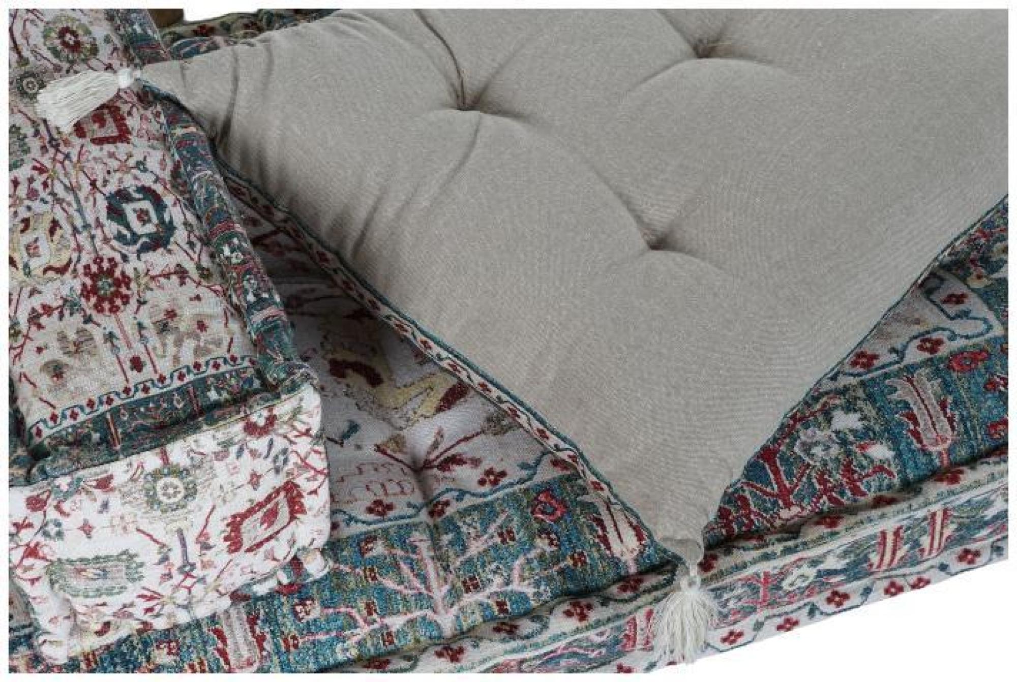 Product photograph of Multi Coloured Fabric 2 Seater Floor Cushion from Choice Furniture Superstore.