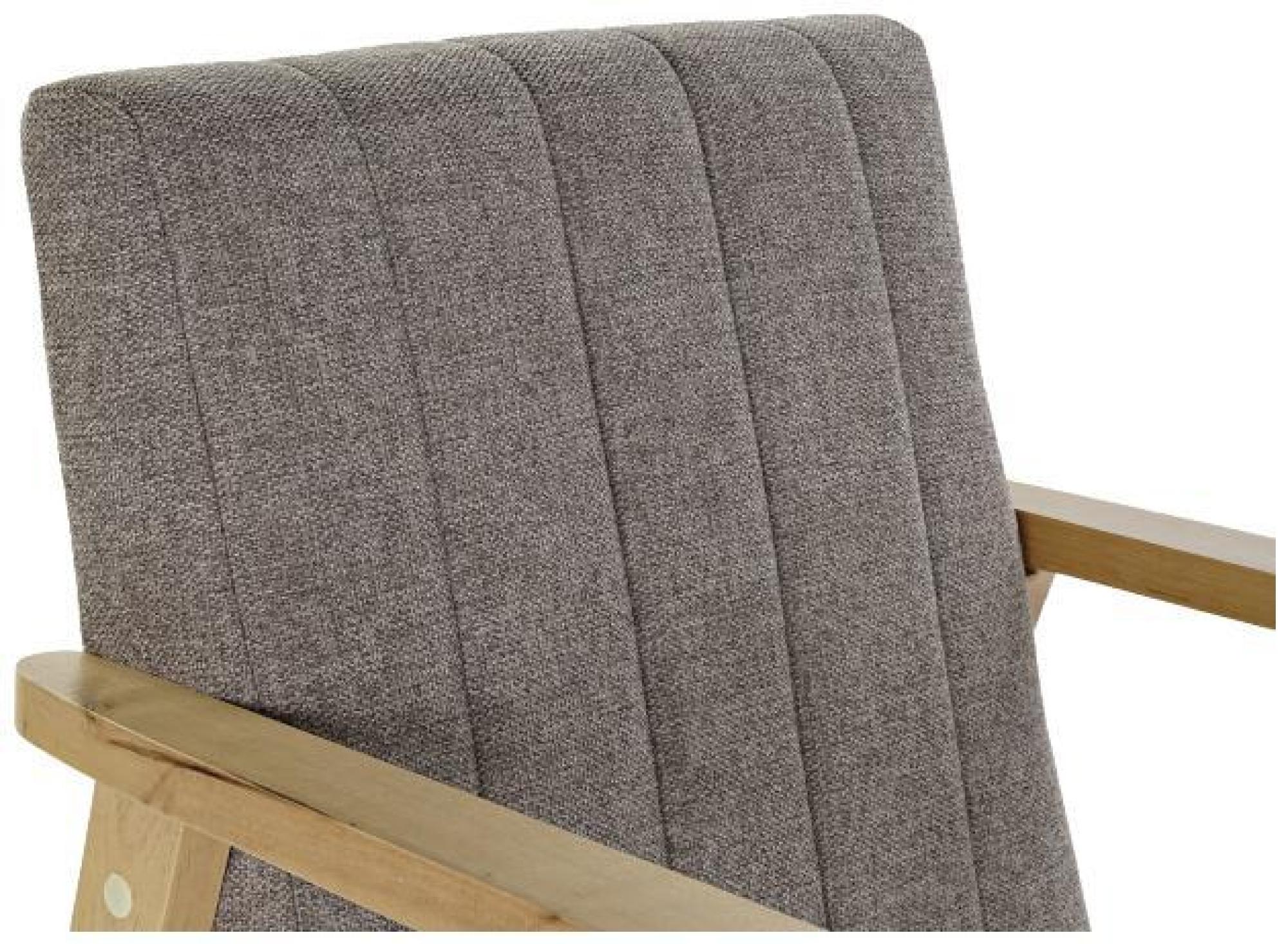 Product photograph of Sixties Beige Fabric Armchair from Choice Furniture Superstore.