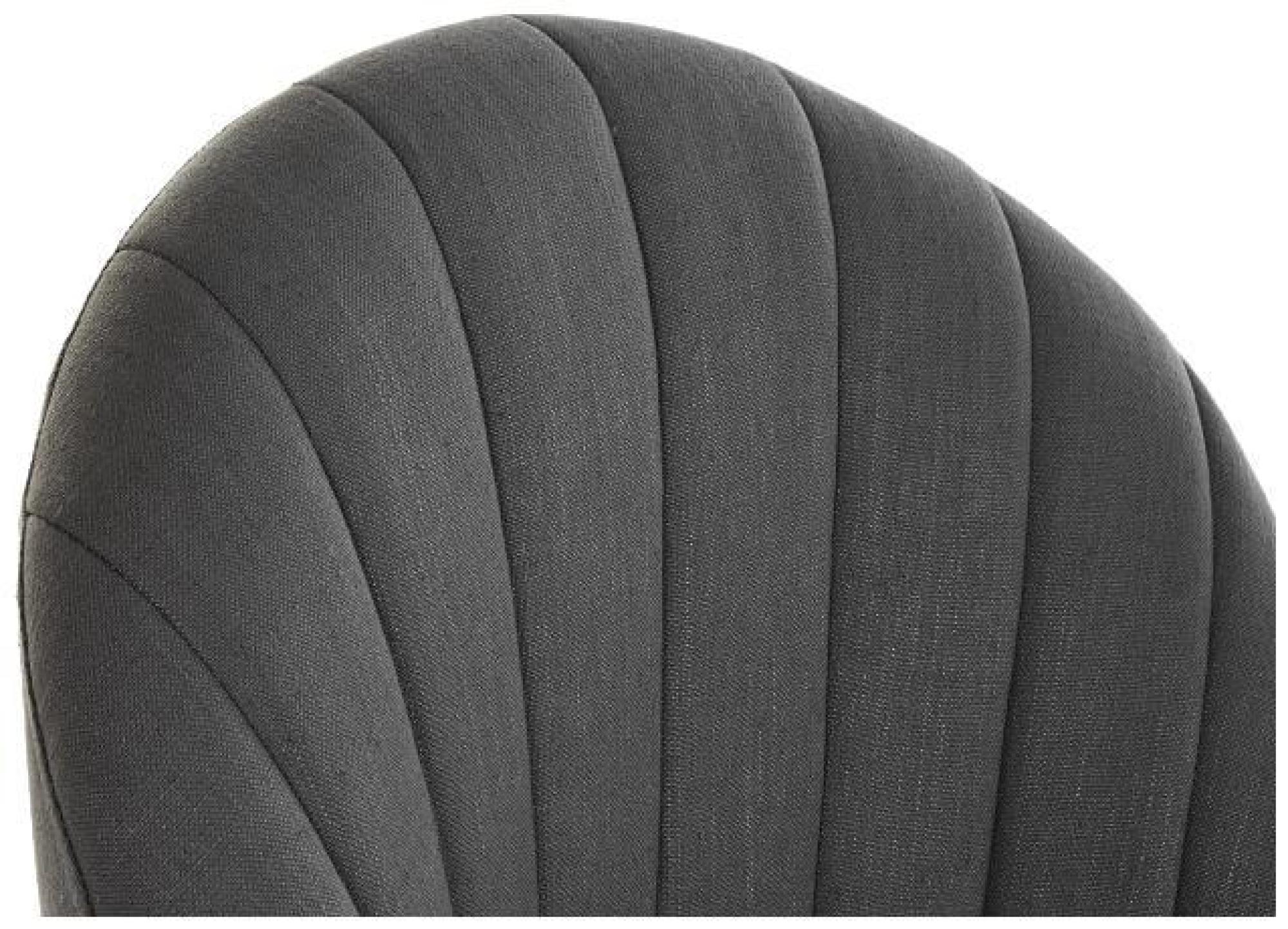 Product photograph of Modern Dark Grey Fabric Armchair from Choice Furniture Superstore.