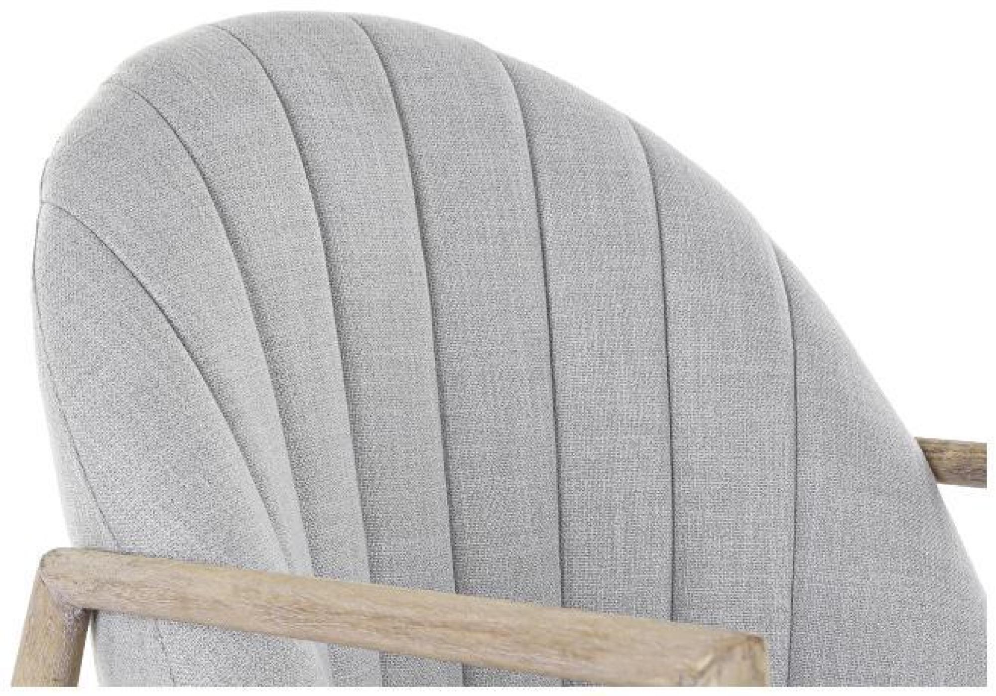 Product photograph of Modern Light Grey Fabric Armchair from Choice Furniture Superstore.
