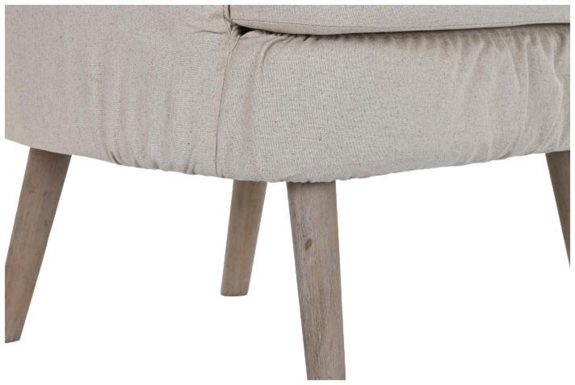 Product photograph of Beige Polyester Armchair from Choice Furniture Superstore.