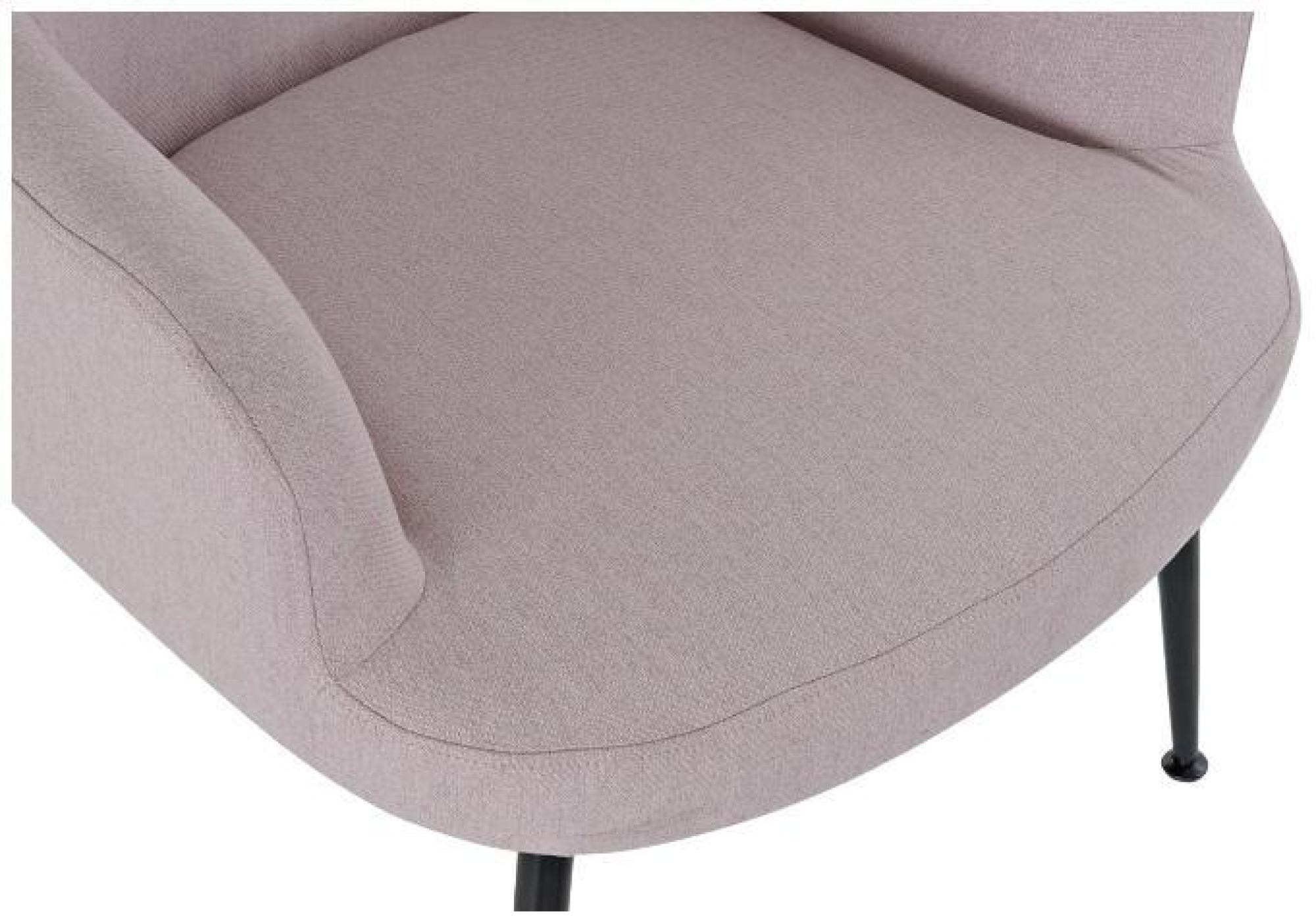 Product photograph of Pink Fabric Armchair With Footstool from Choice Furniture Superstore.