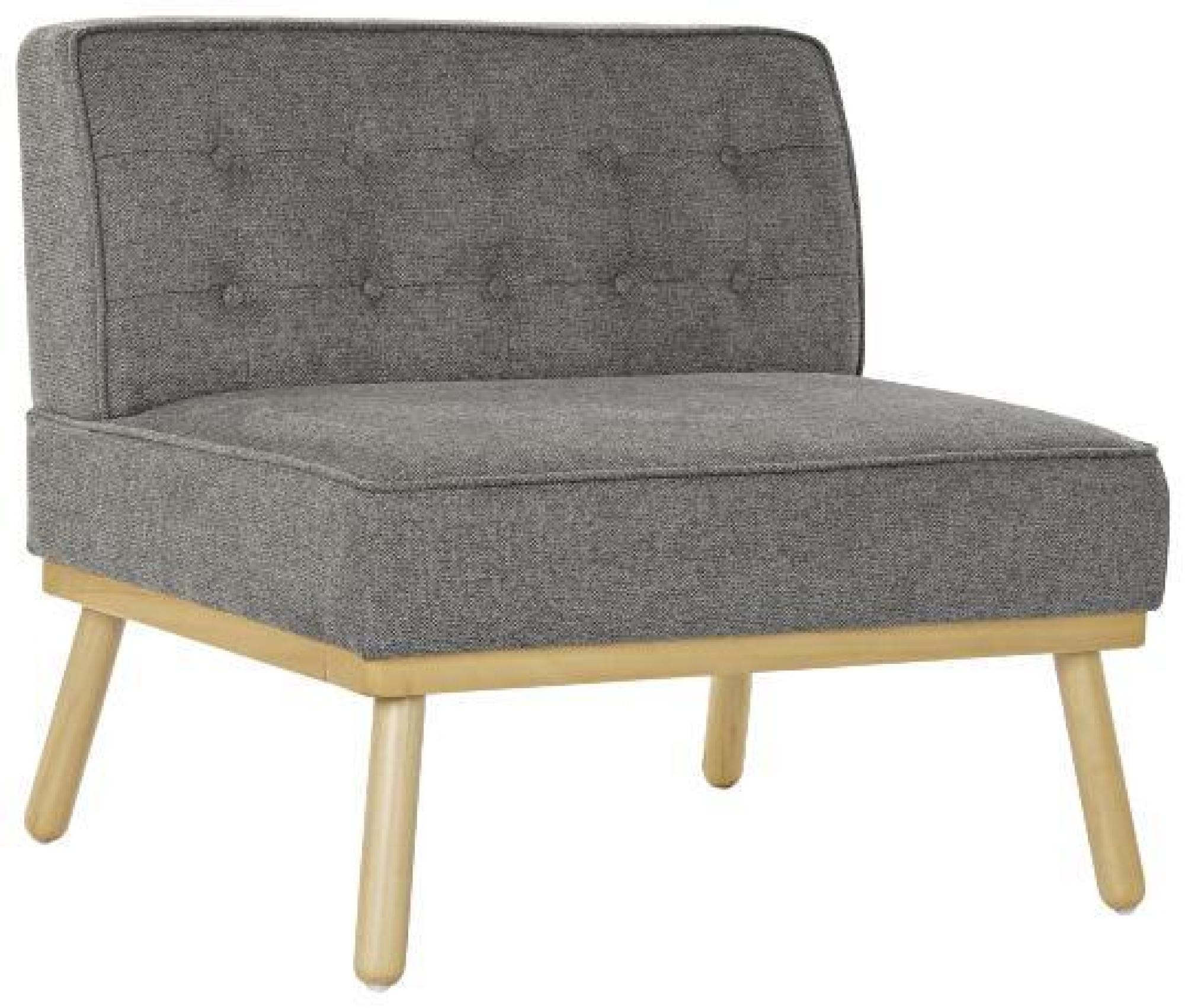 Product photograph of Dark Grey Fabric Lounge Chair from Choice Furniture Superstore.