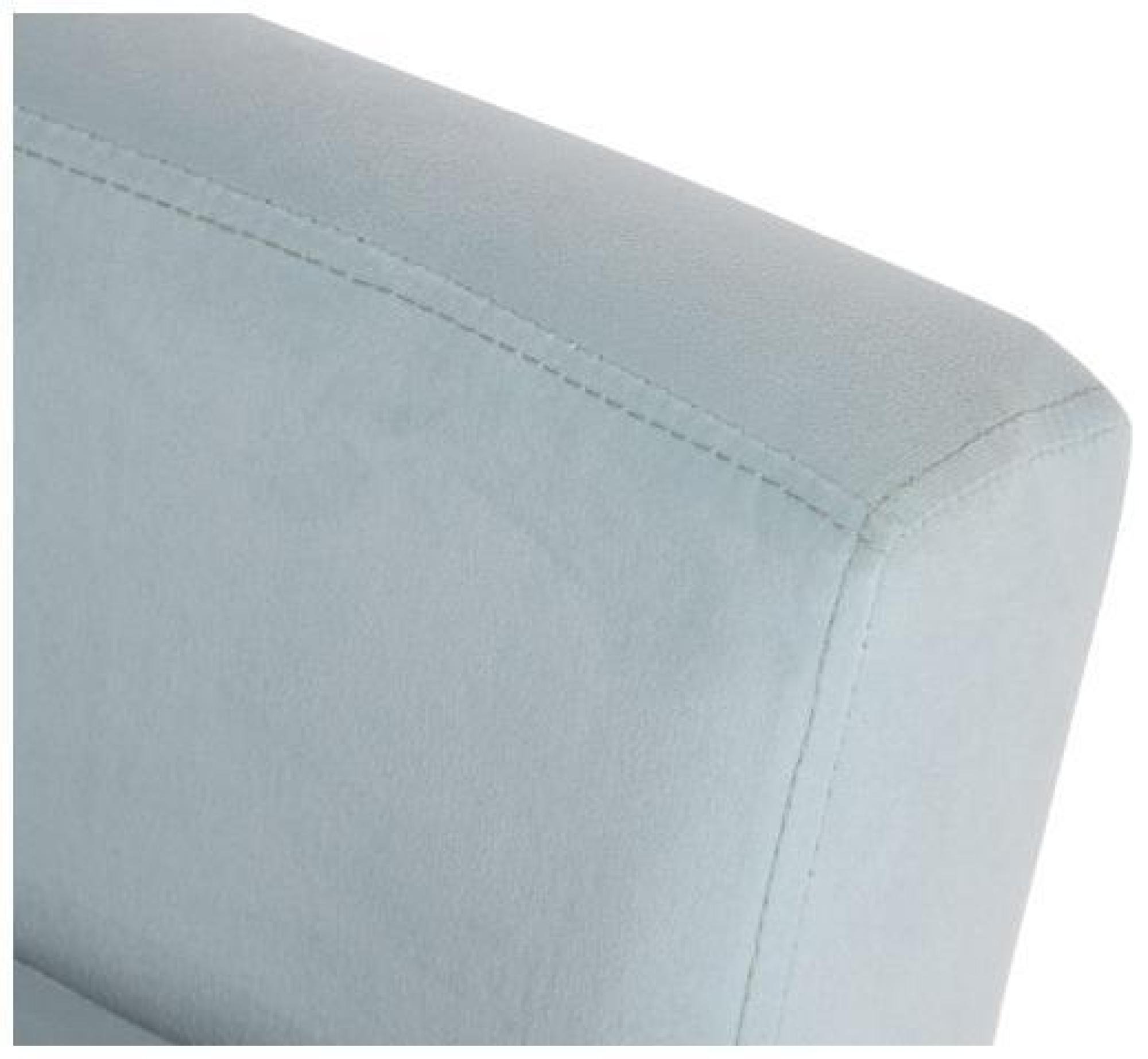 Product photograph of Sky Blue Fabric Armchair With Wooden Legs from Choice Furniture Superstore.