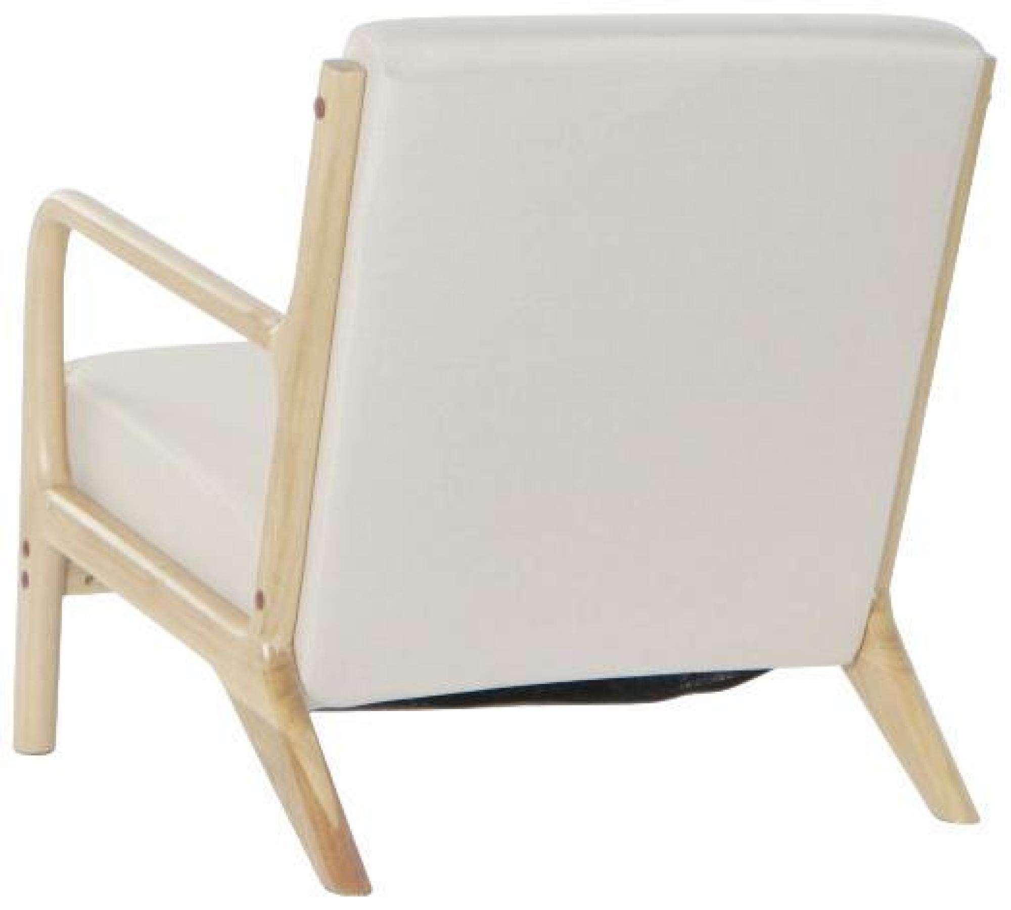 Product photograph of Scandi Beige Fabric Armchair from Choice Furniture Superstore.