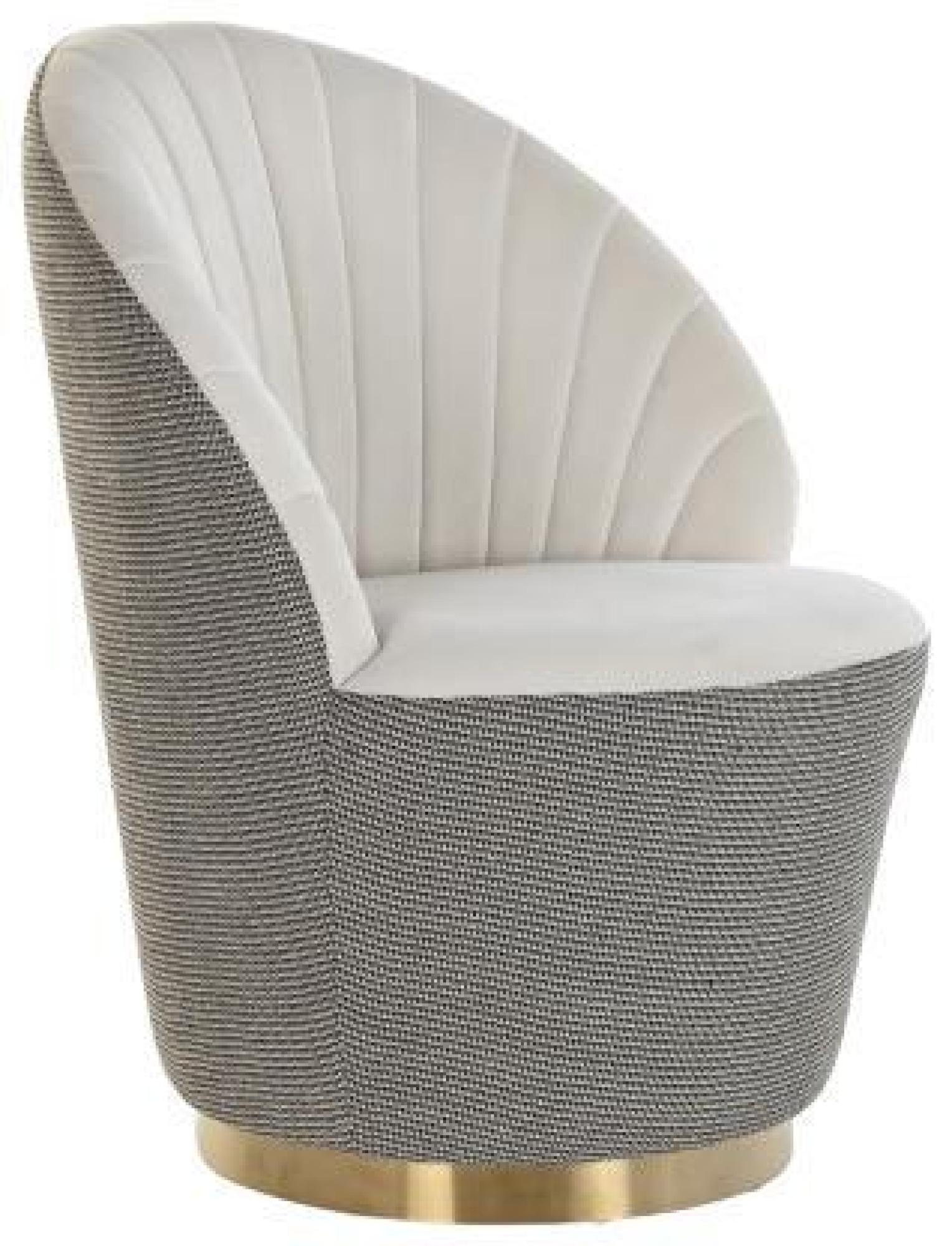 Product photograph of White Fabric Cocktail Chair from Choice Furniture Superstore.