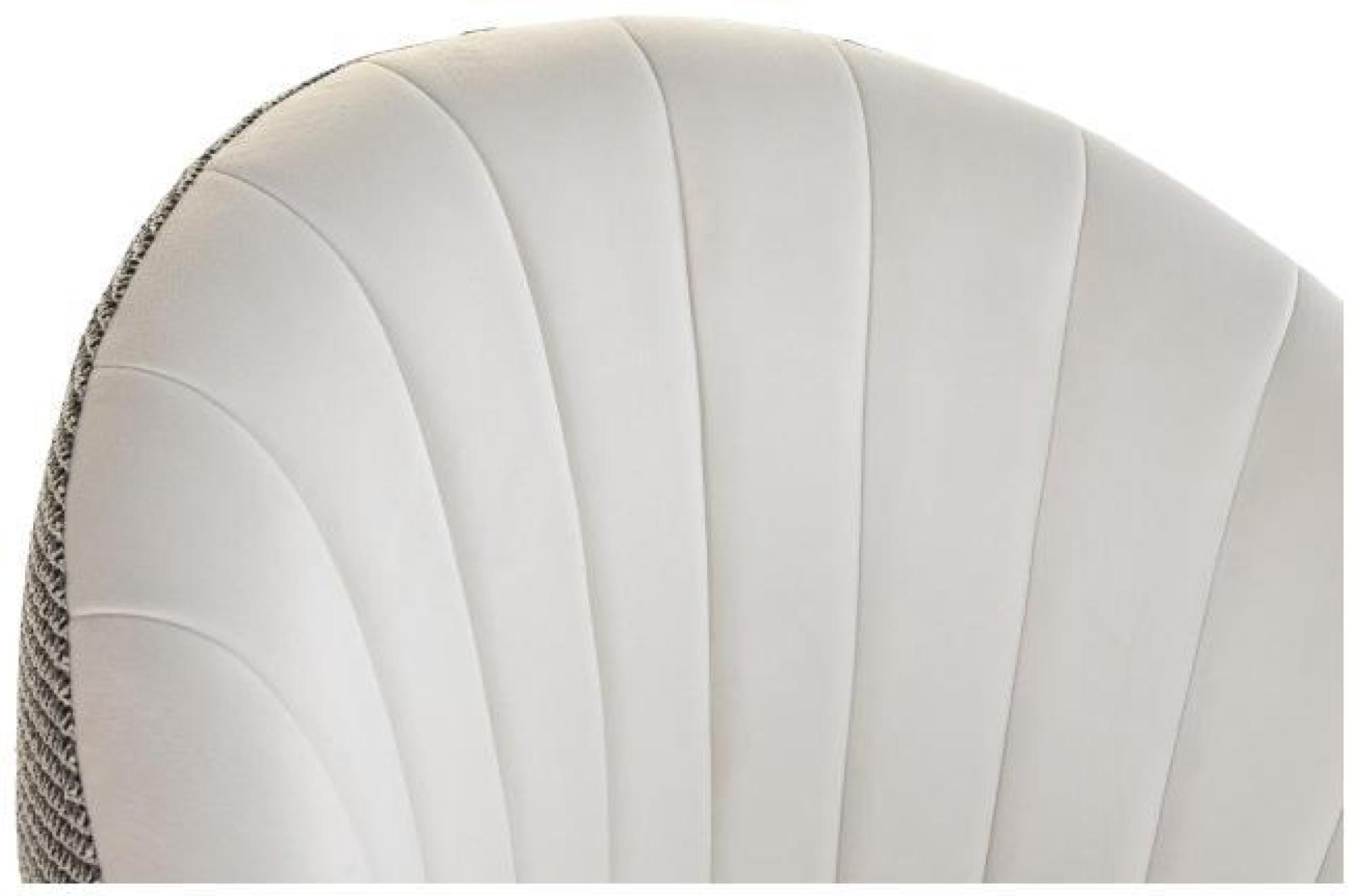 Product photograph of White Fabric Cocktail Chair from Choice Furniture Superstore.