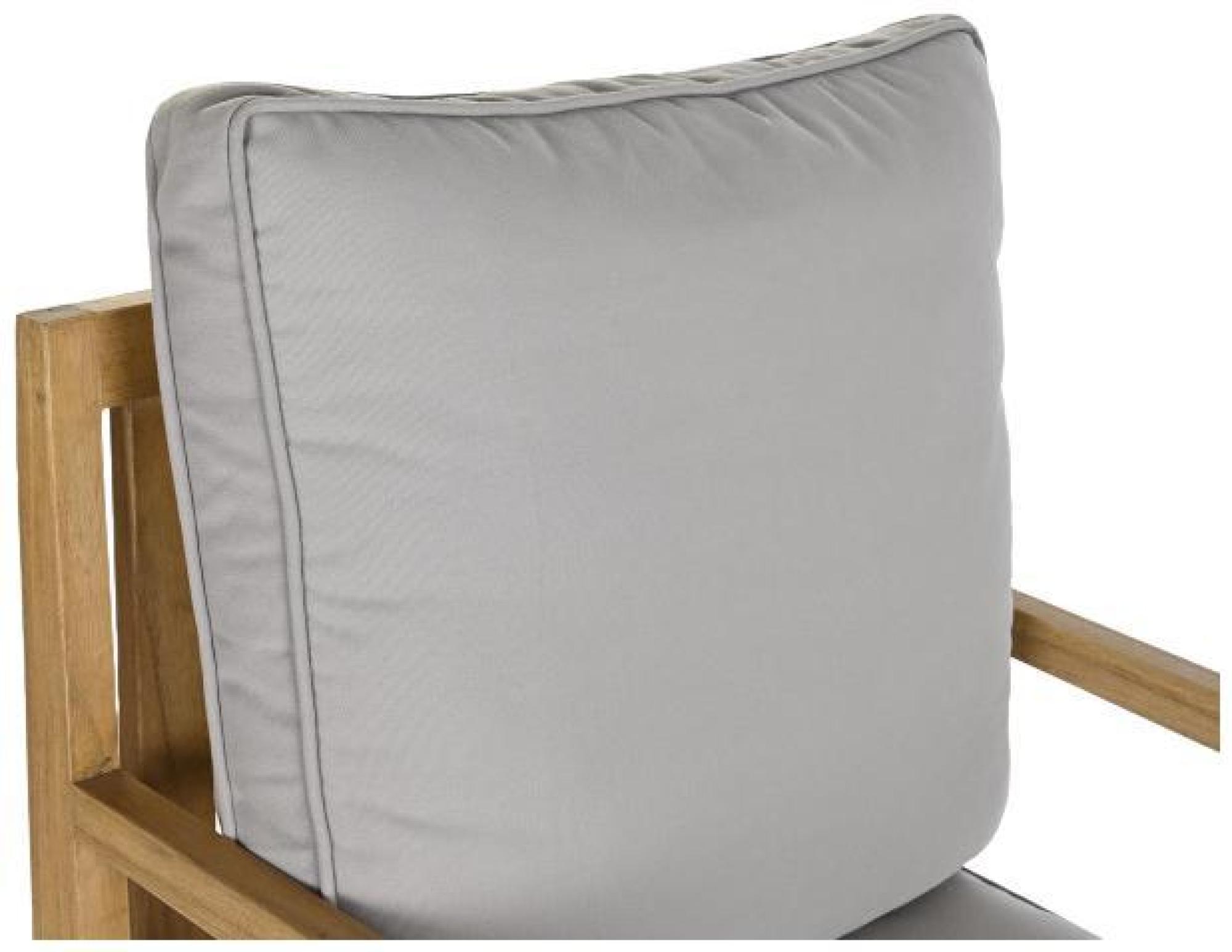 Product photograph of Natural Fabric Armchair from Choice Furniture Superstore.