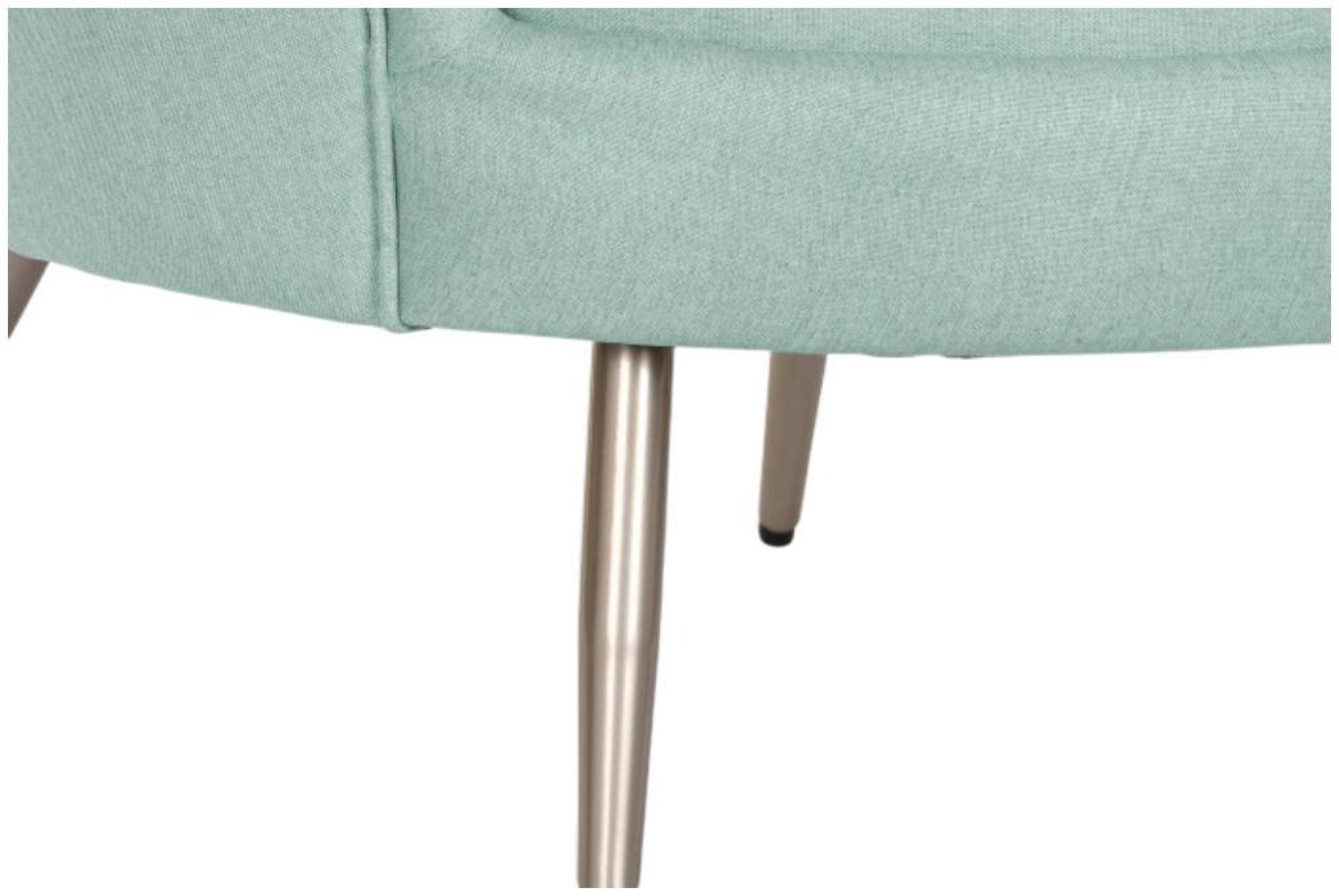 Product photograph of Alma Green Fabric Armchair from Choice Furniture Superstore.