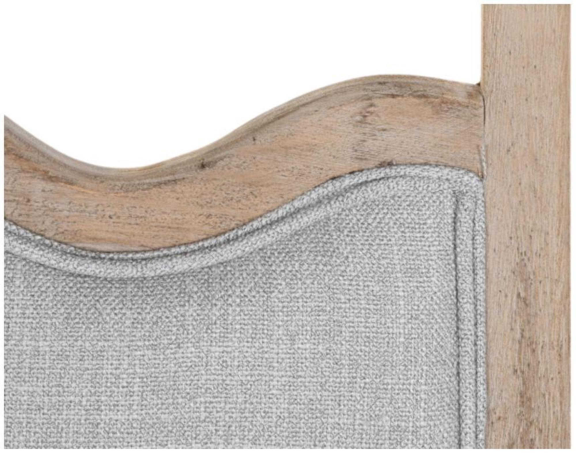 Product photograph of Traditional Light Grey Fabric Armchair from Choice Furniture Superstore.