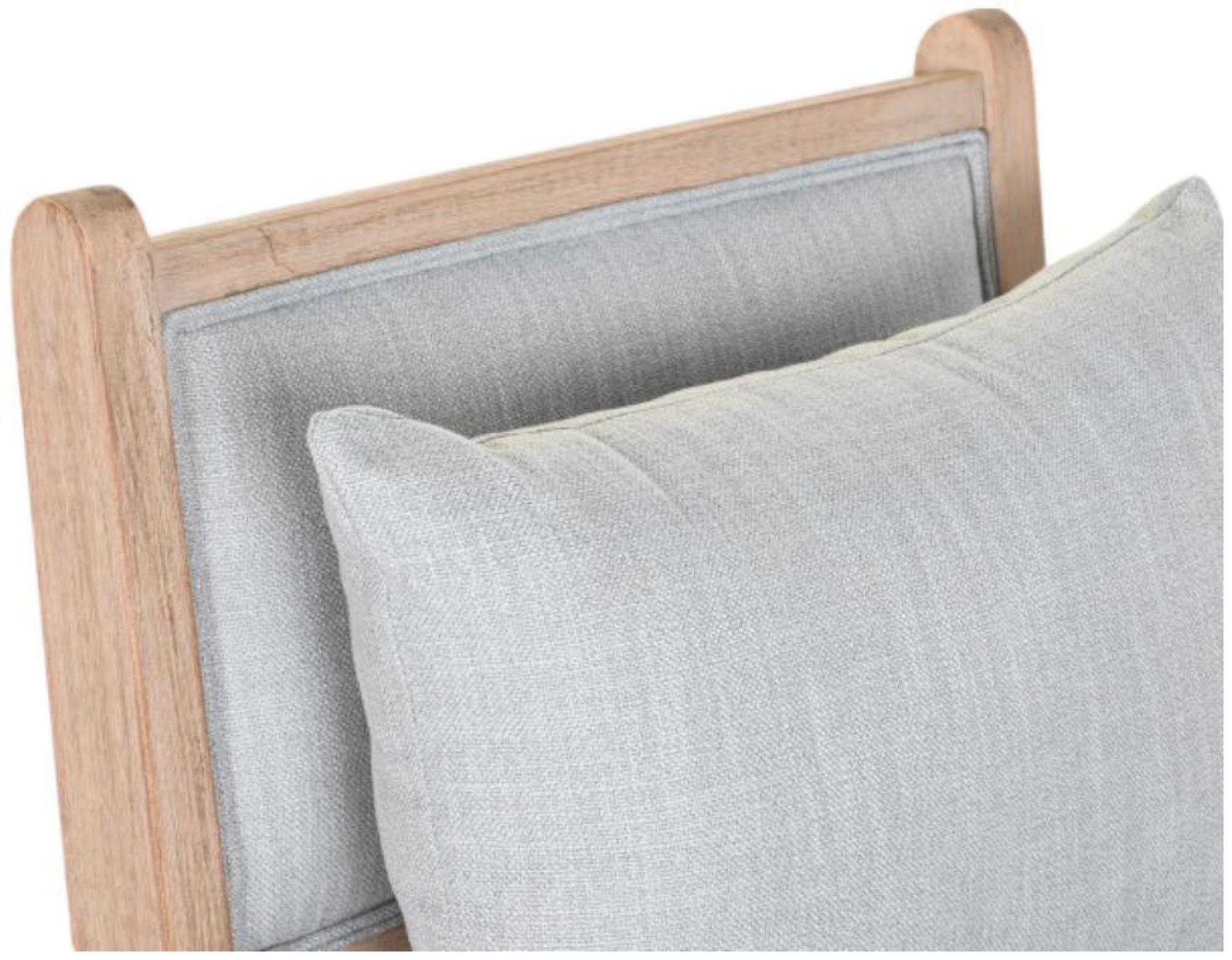 Product photograph of 2 X Modern Light Grey Fabric Chair from Choice Furniture Superstore.