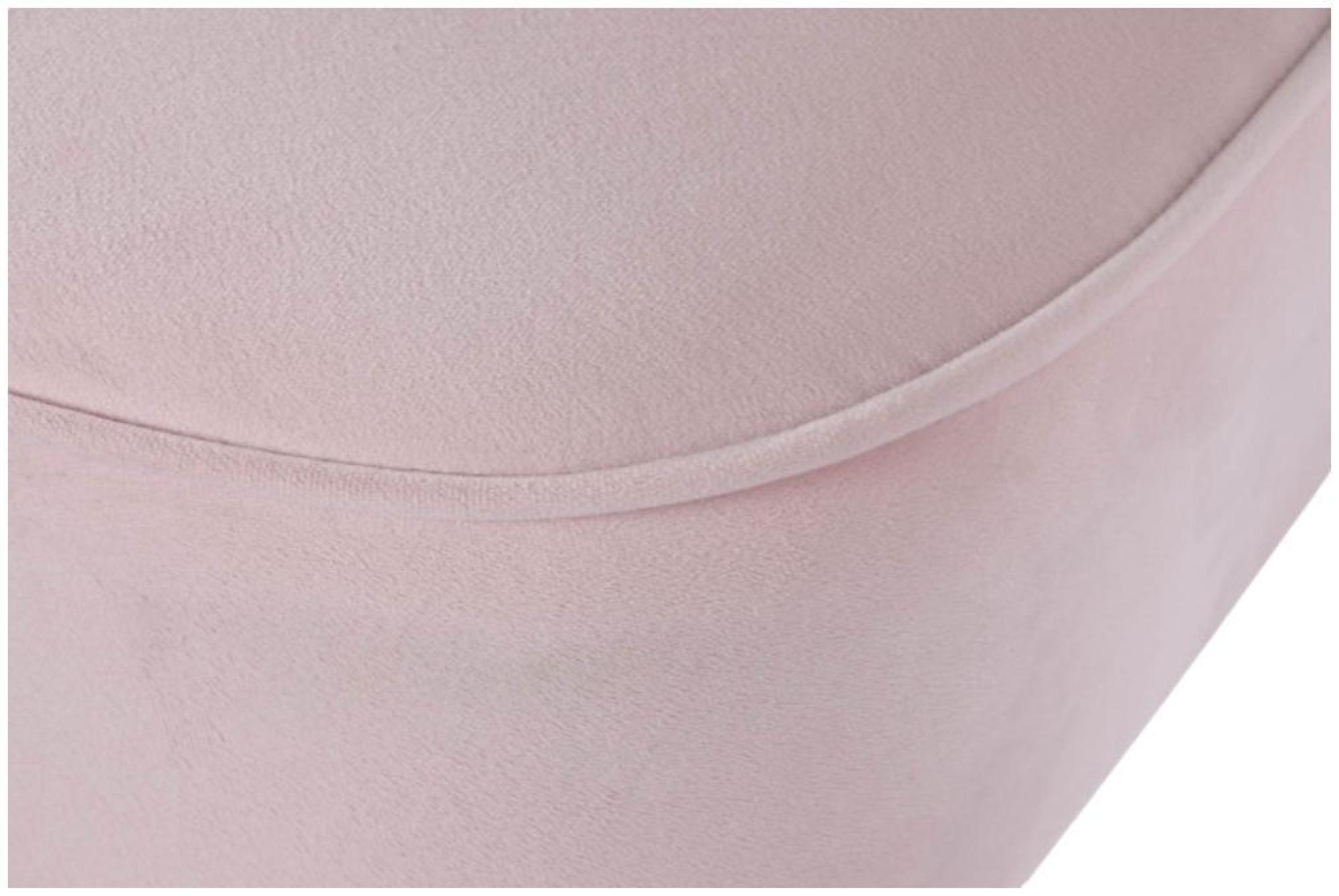 Product photograph of Pink Fabric Armless Chair from Choice Furniture Superstore.