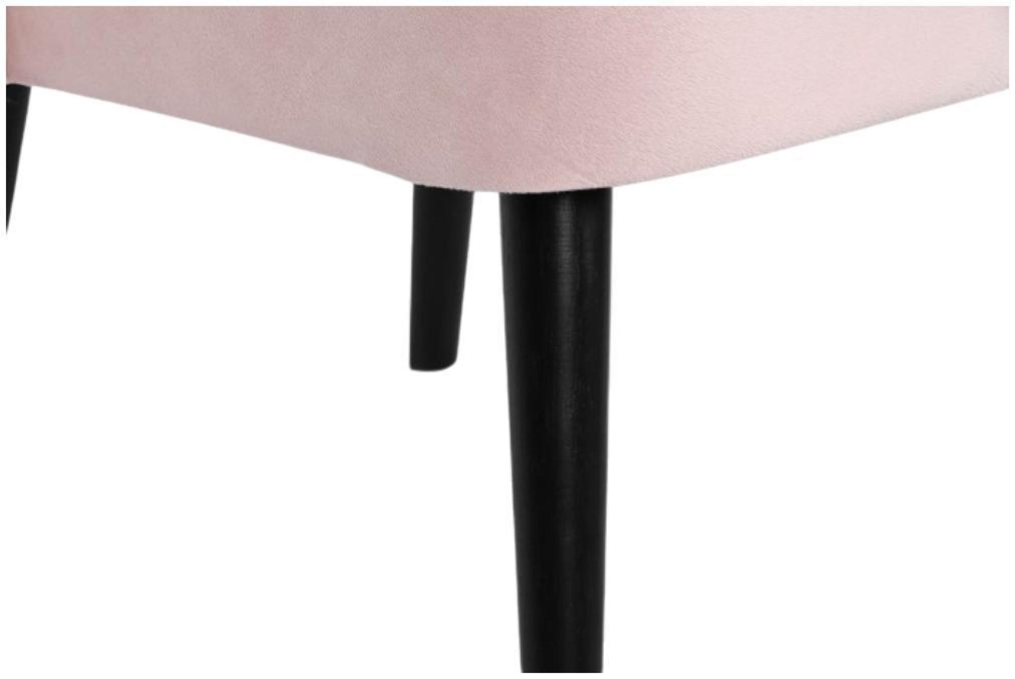 Product photograph of Pink Fabric Armless Chair from Choice Furniture Superstore.