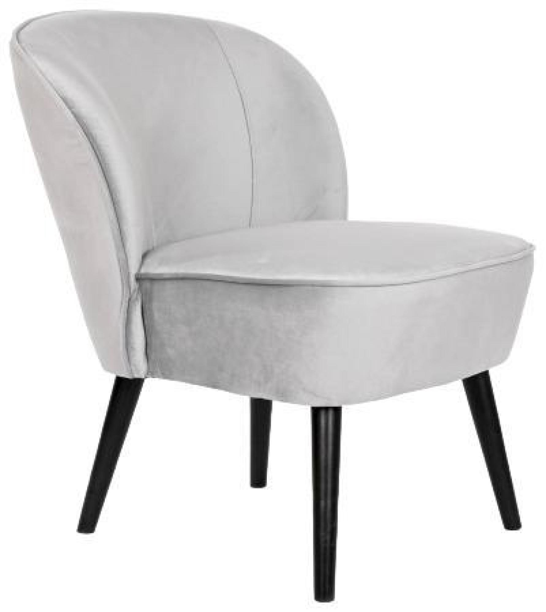 Product photograph of Grey Velvet Fabric Armless Chair from Choice Furniture Superstore.