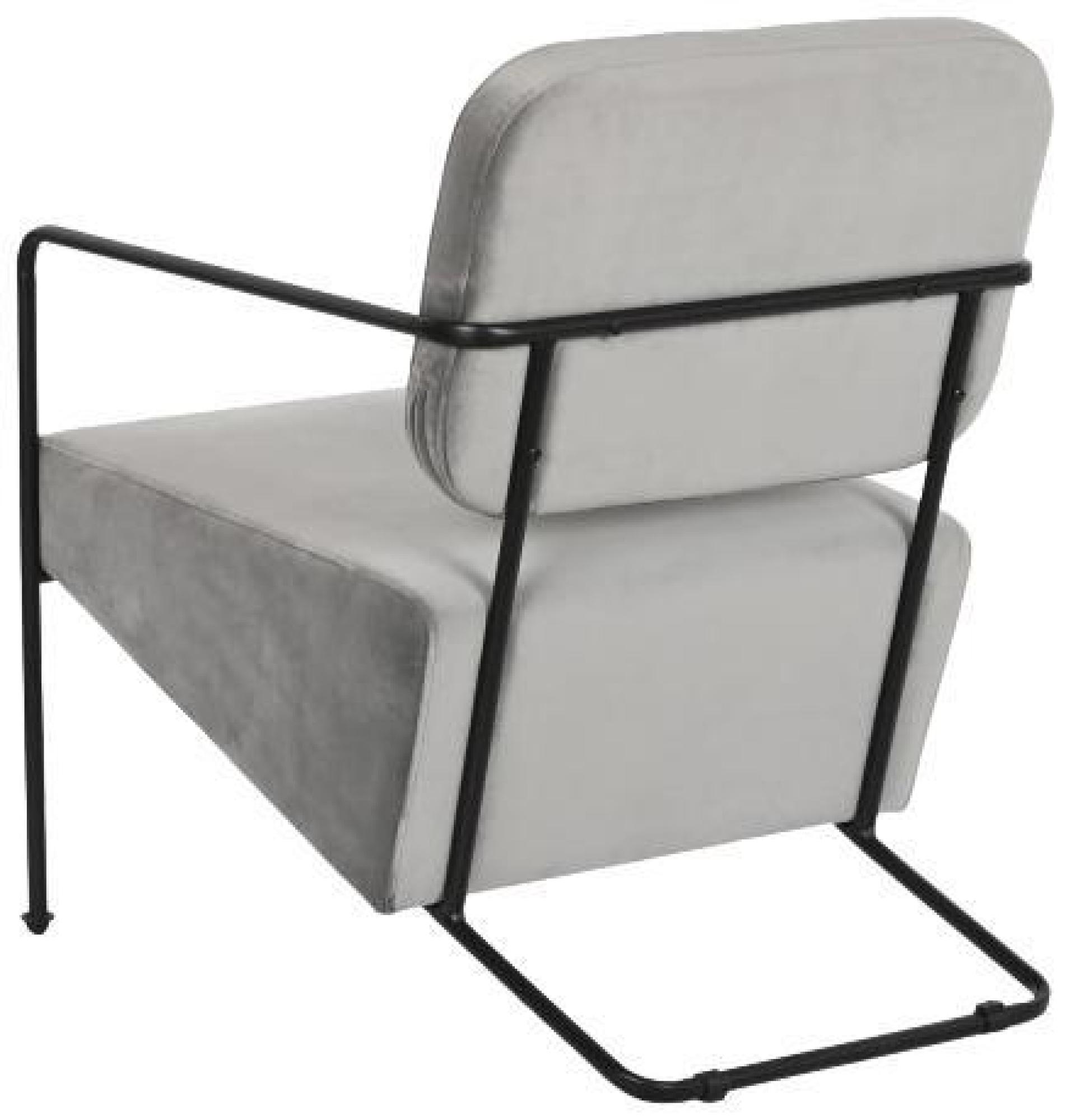 Product photograph of Grey And Black Fabric Armchair from Choice Furniture Superstore.