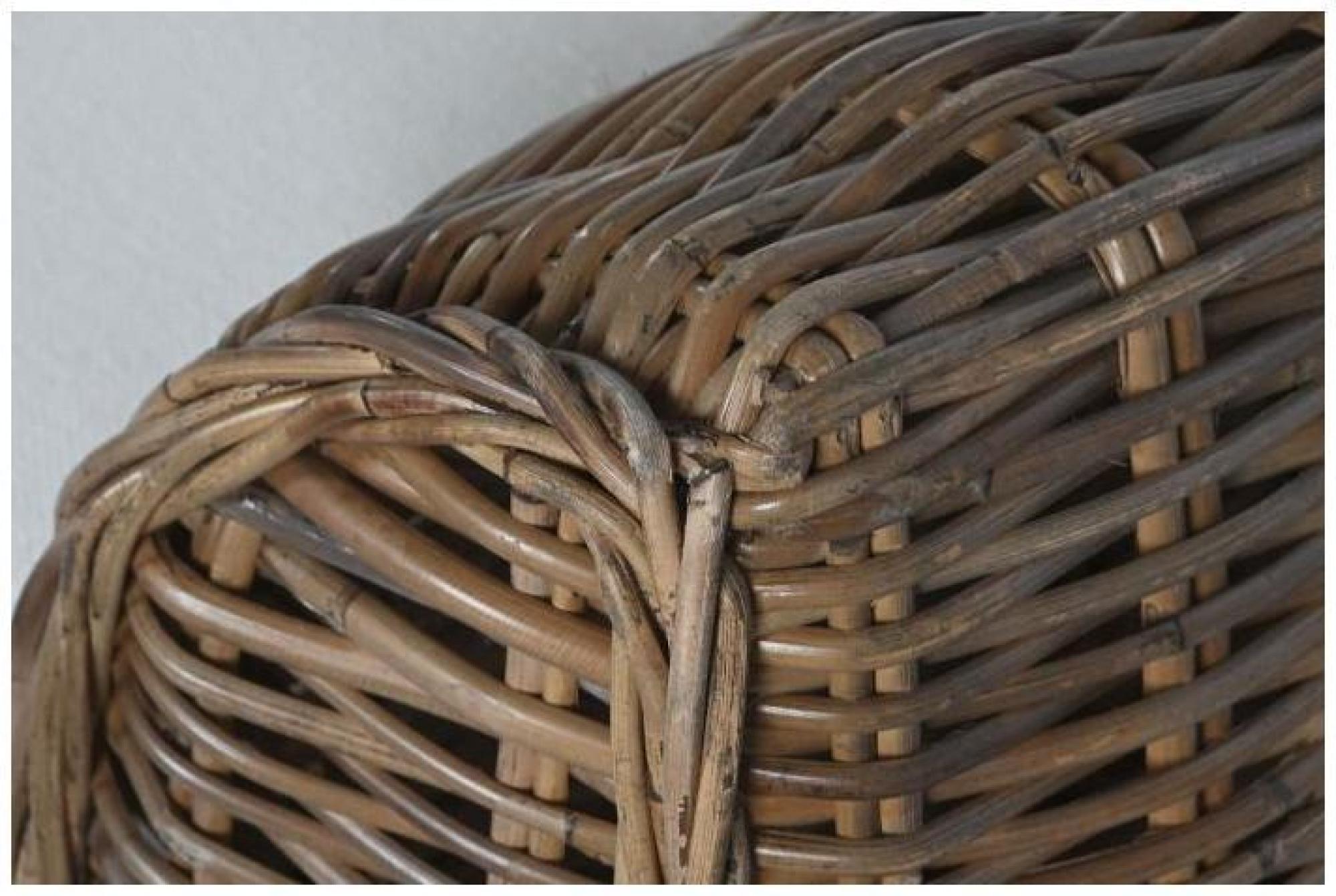 Product photograph of Dark Brown Rattan Armchair from Choice Furniture Superstore.