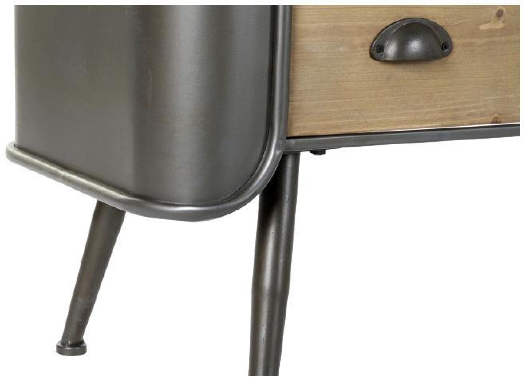 Product photograph of Indel Industrial Style Wood And Metal 5 Drawer Chest from Choice Furniture Superstore.