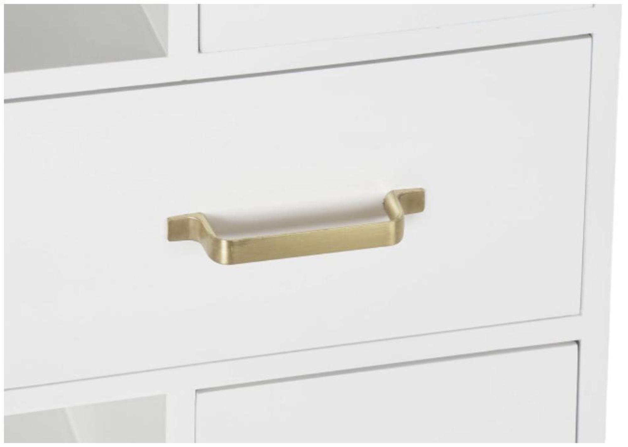 Product photograph of Denmark White Multi Drawer Chest from Choice Furniture Superstore.