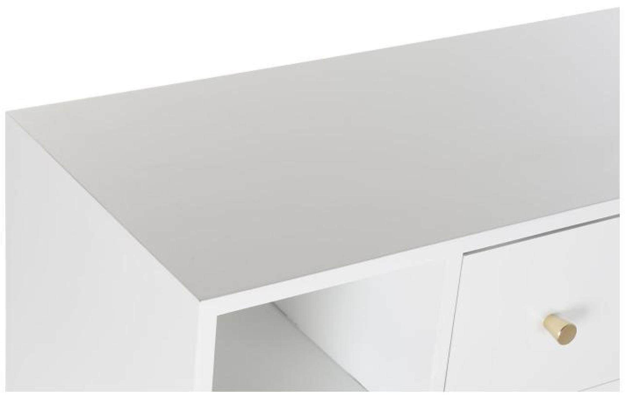Product photograph of Denmark White Multi Drawer Chest from Choice Furniture Superstore.