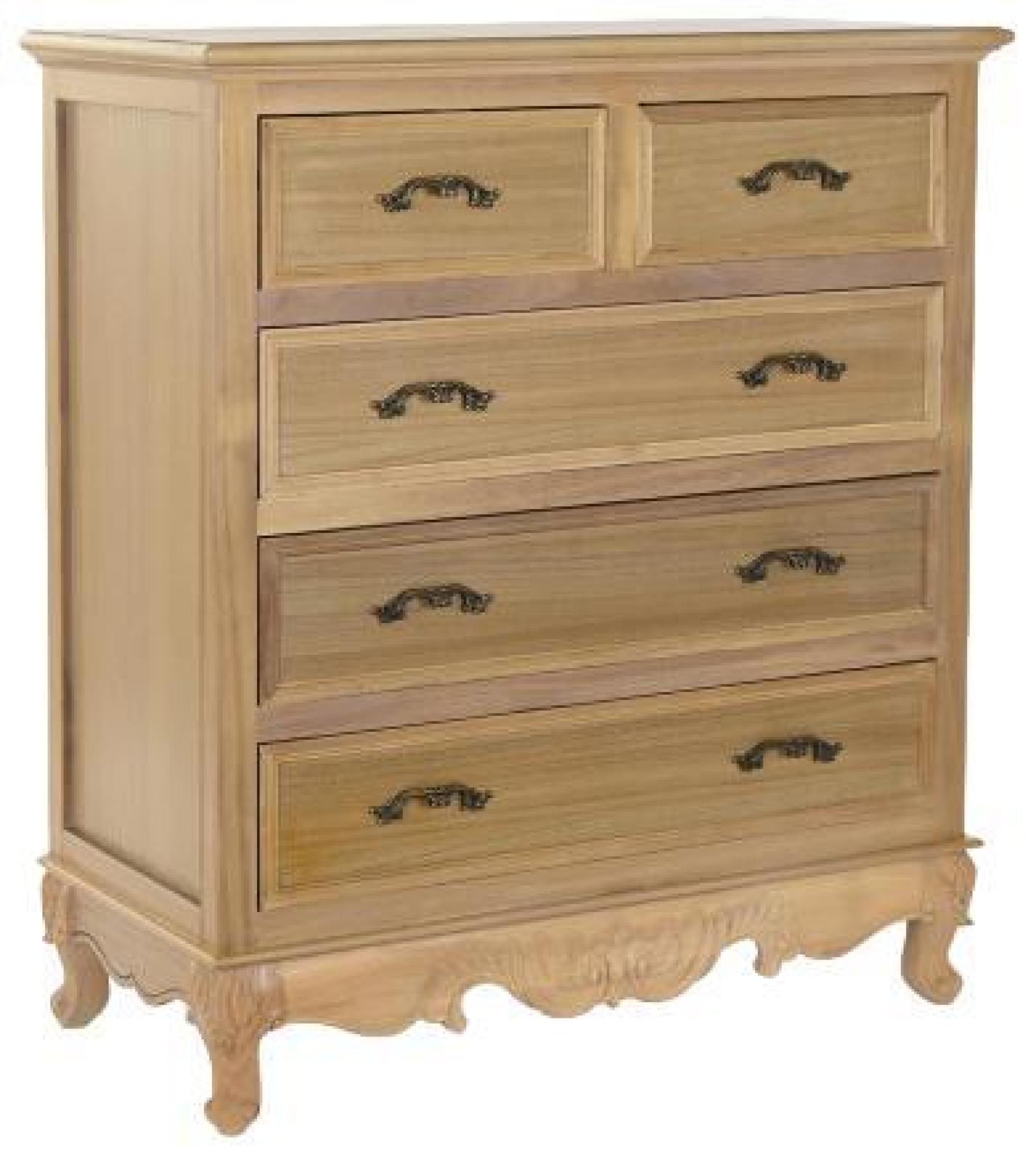 Product photograph of Ellie French Style Wooden 2 3 Drawer Chest from Choice Furniture Superstore.