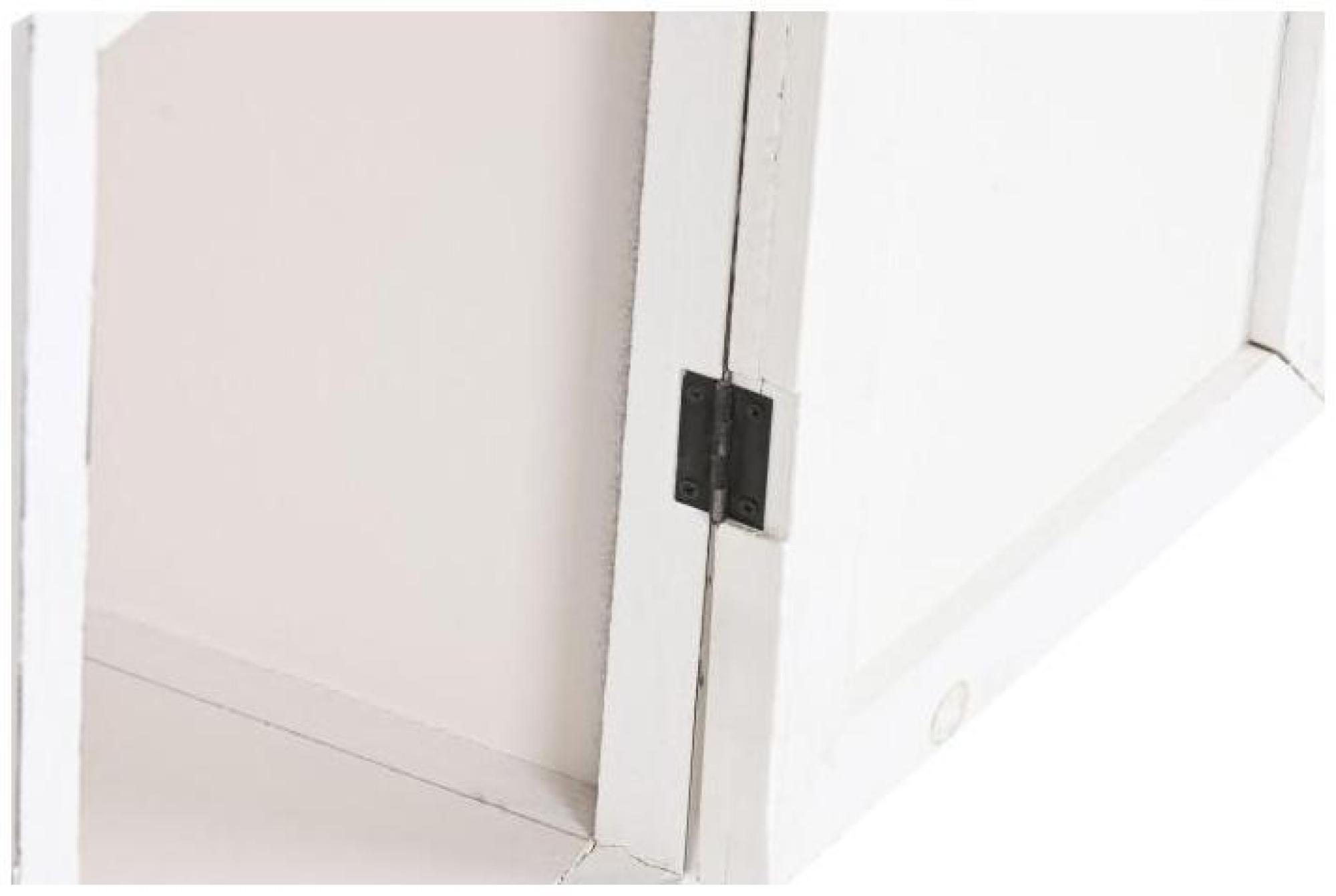 Product photograph of Romantic White Carved Tall Hall Cabinet from Choice Furniture Superstore.