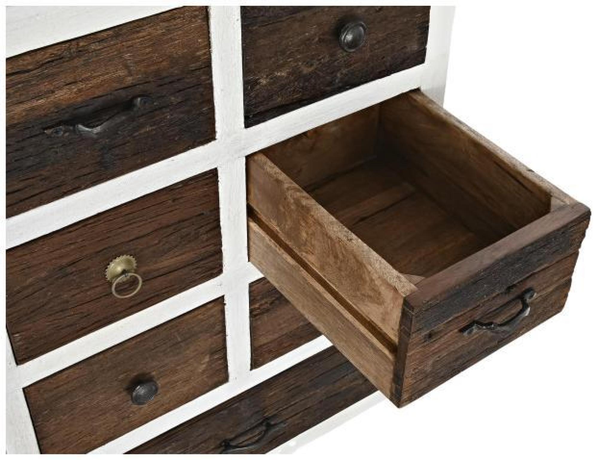 Product photograph of African White Wood Multi Drawer Chest from Choice Furniture Superstore.