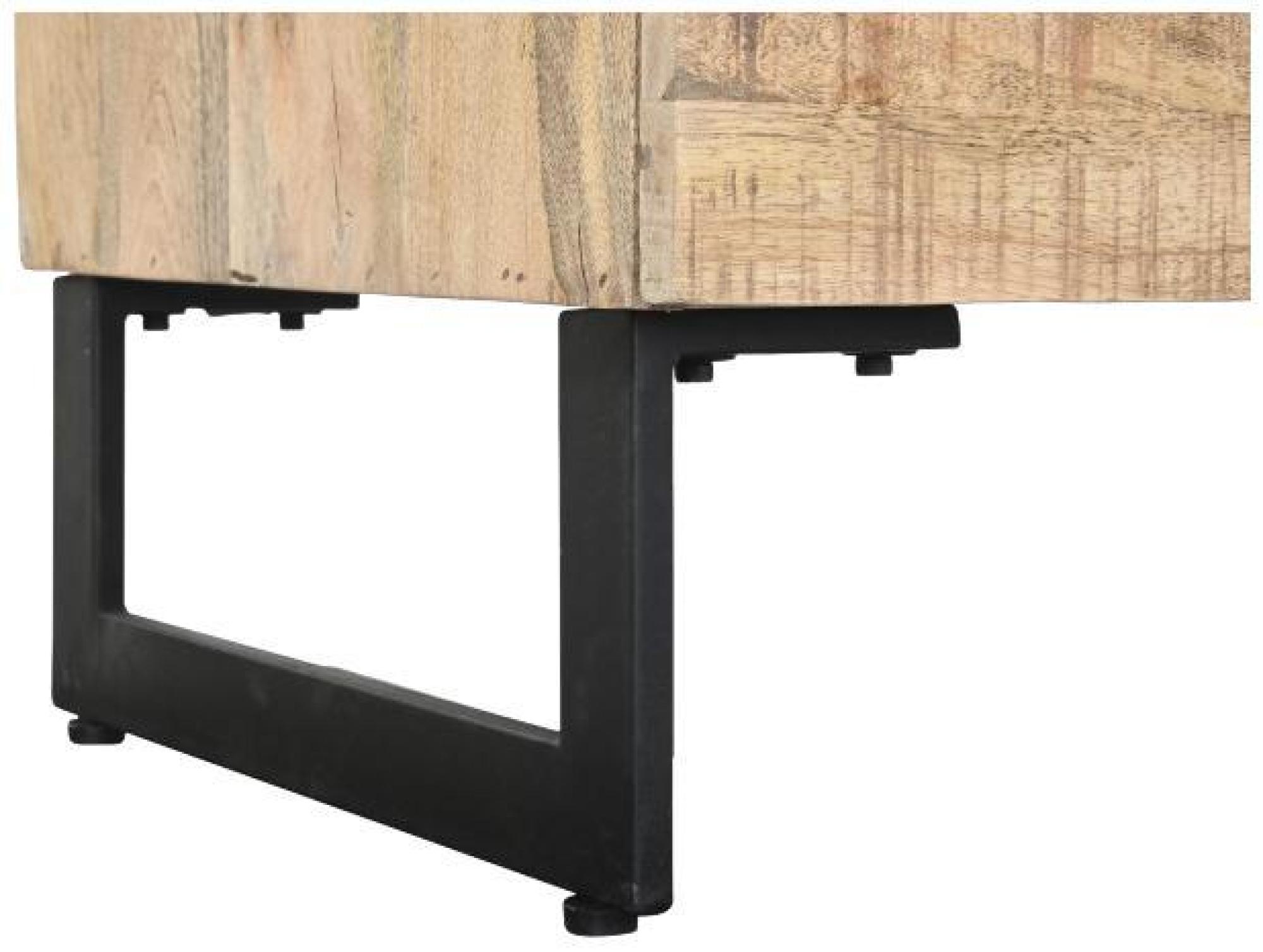 Product photograph of Alpine Mango Wood Industrial Style 5 Drawer Chest from Choice Furniture Superstore.