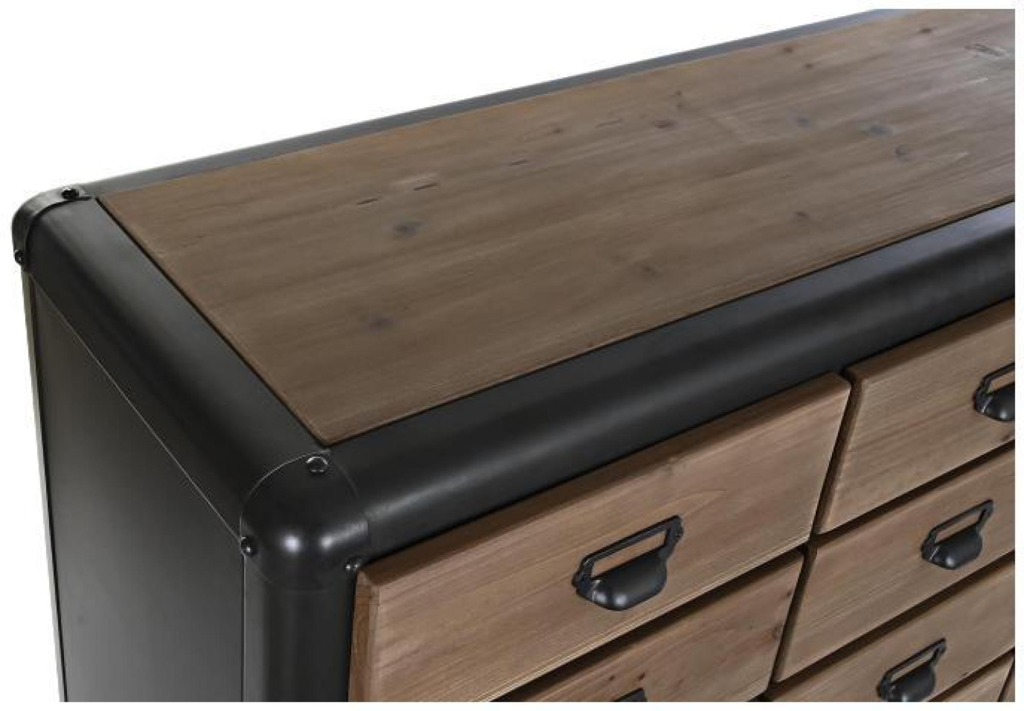 Product photograph of Maxi Brown Multi Drawer Chest from Choice Furniture Superstore.