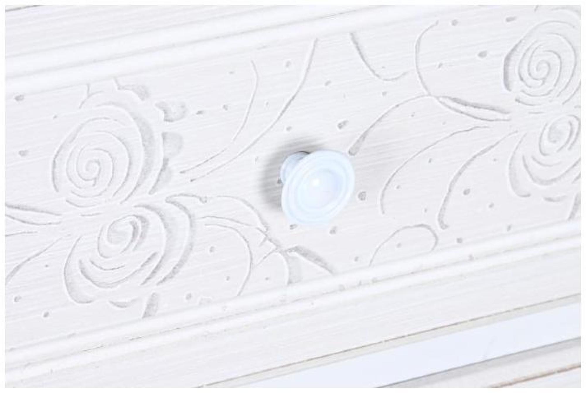 Product photograph of Classic French Style White Wooden Chest from Choice Furniture Superstore.