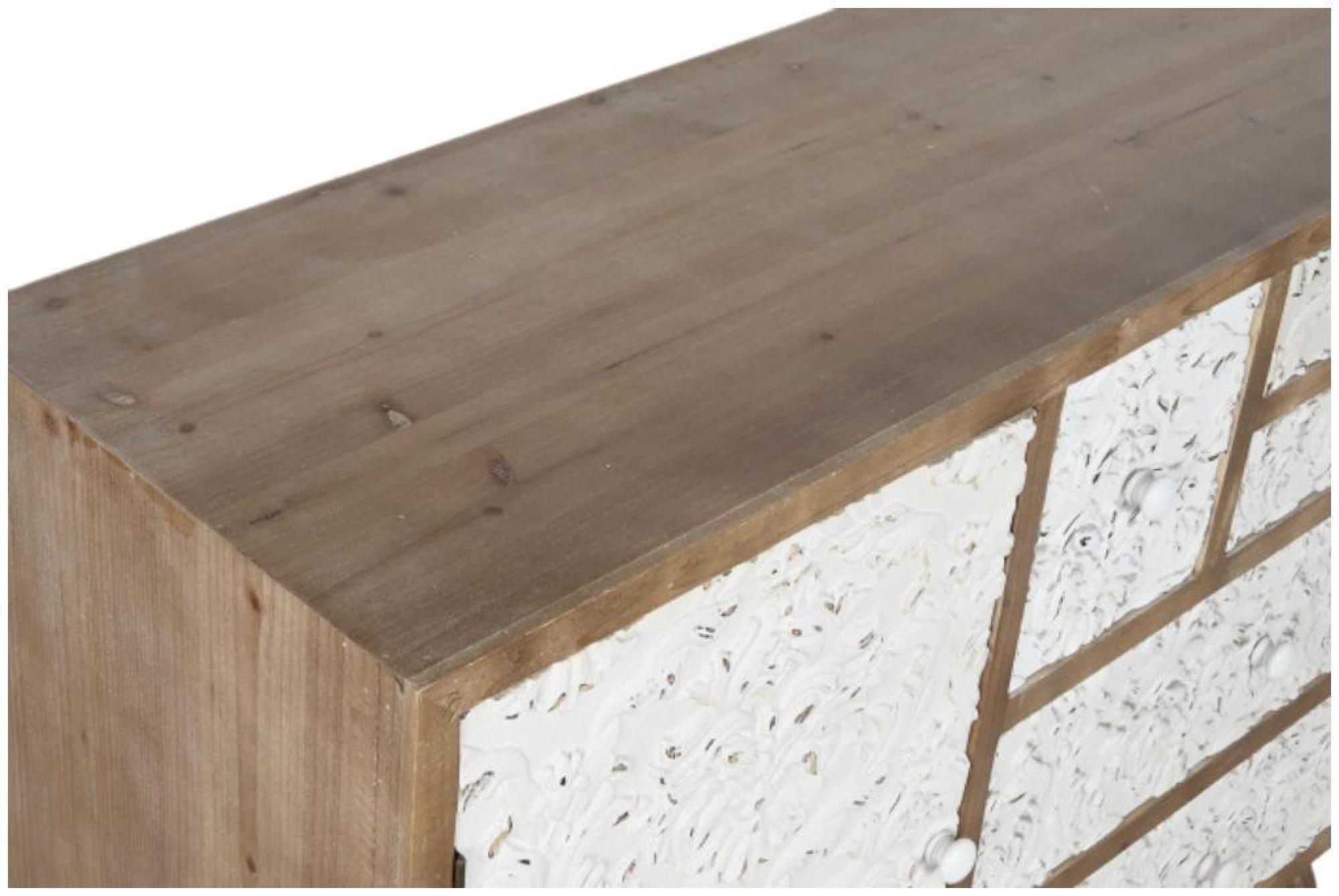 Product photograph of Elegant White Hand Carved Wooden Storage Unit from Choice Furniture Superstore.
