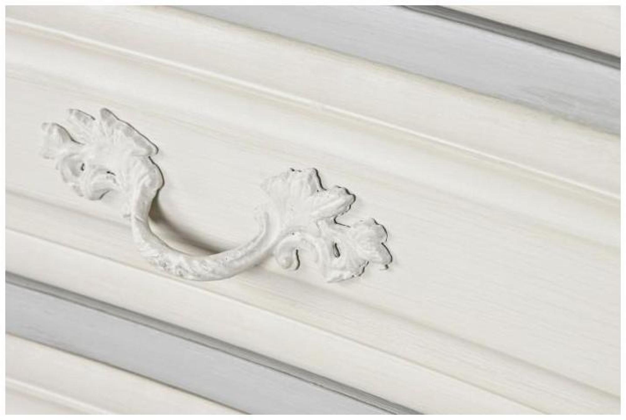 Product photograph of Grey Mango Wood French Style 6 Drawer Chest from Choice Furniture Superstore.