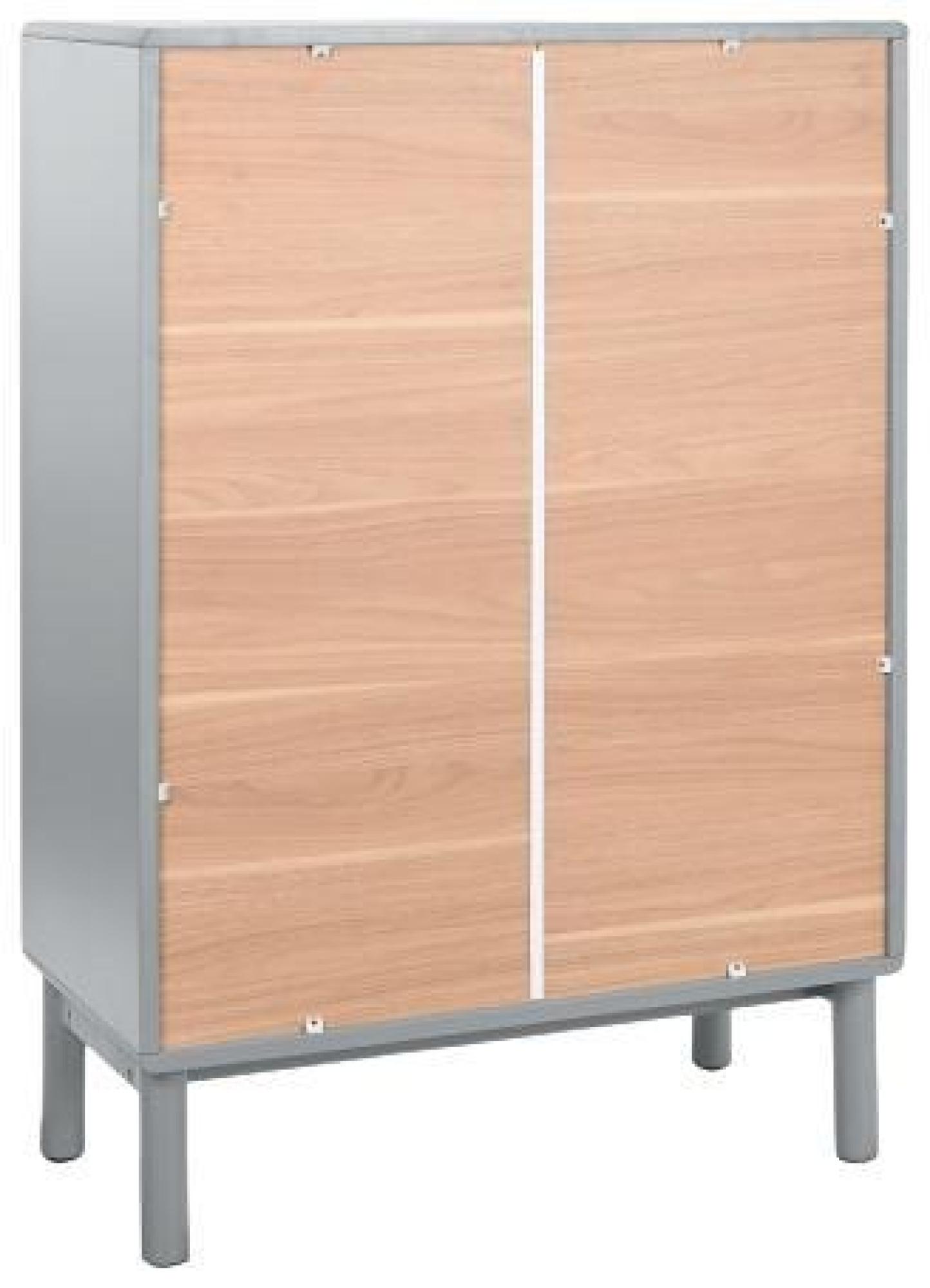 Product photograph of Modena Grey 4 Drawer Chest from Choice Furniture Superstore.