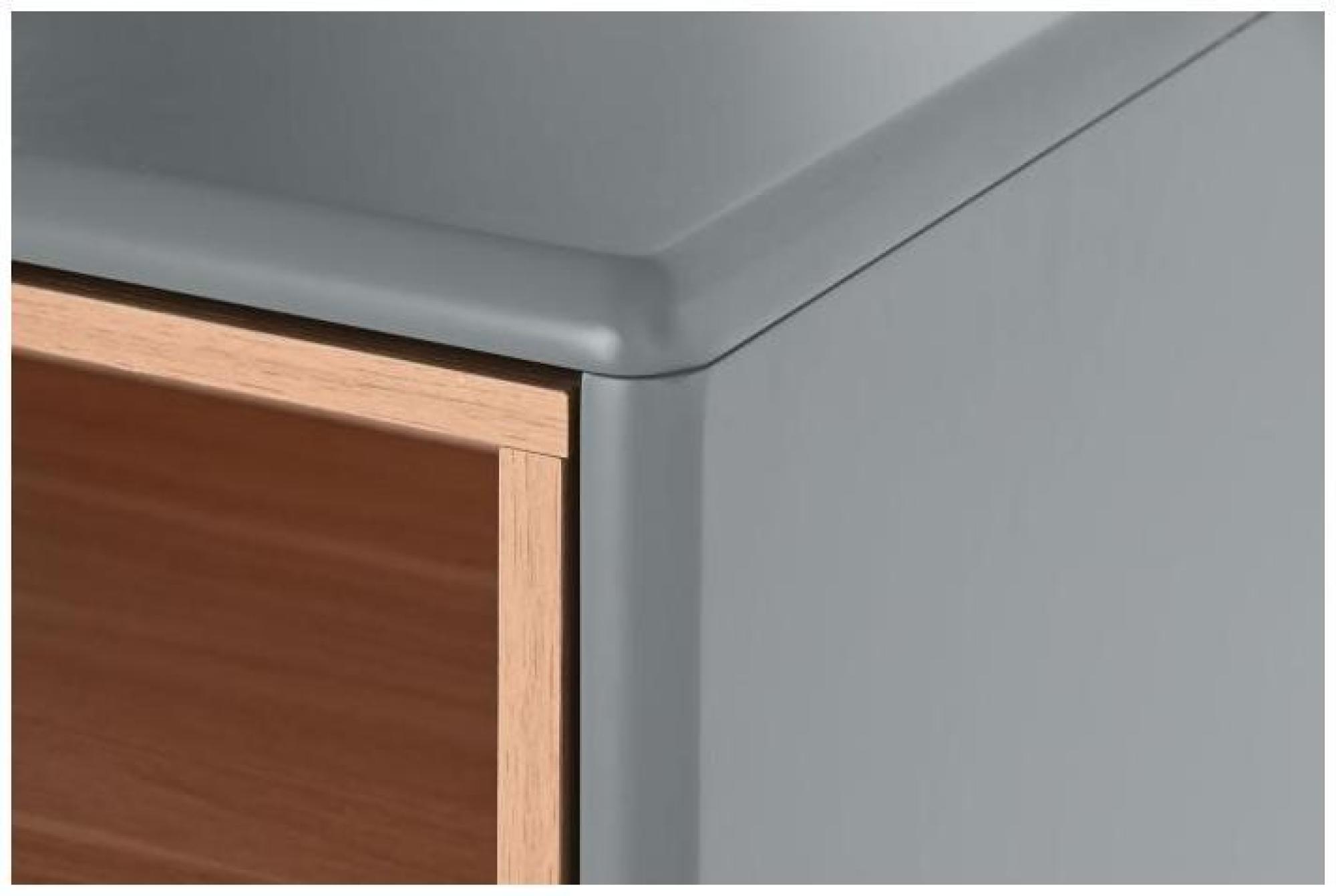 Product photograph of Modena Grey 4 Drawer Chest from Choice Furniture Superstore.