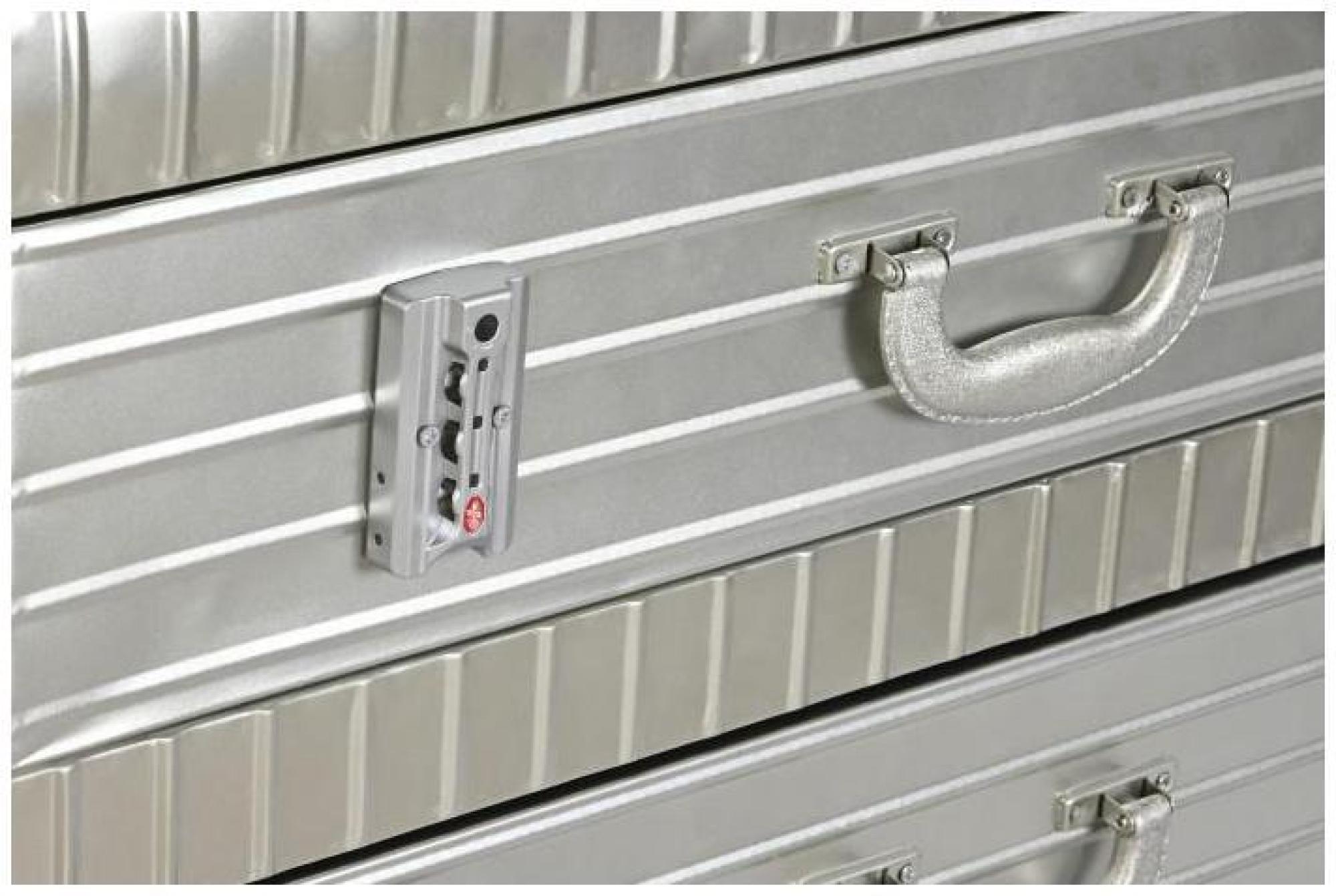 Product photograph of Aviator Aluminium 3 Drawer Small Chest from Choice Furniture Superstore.