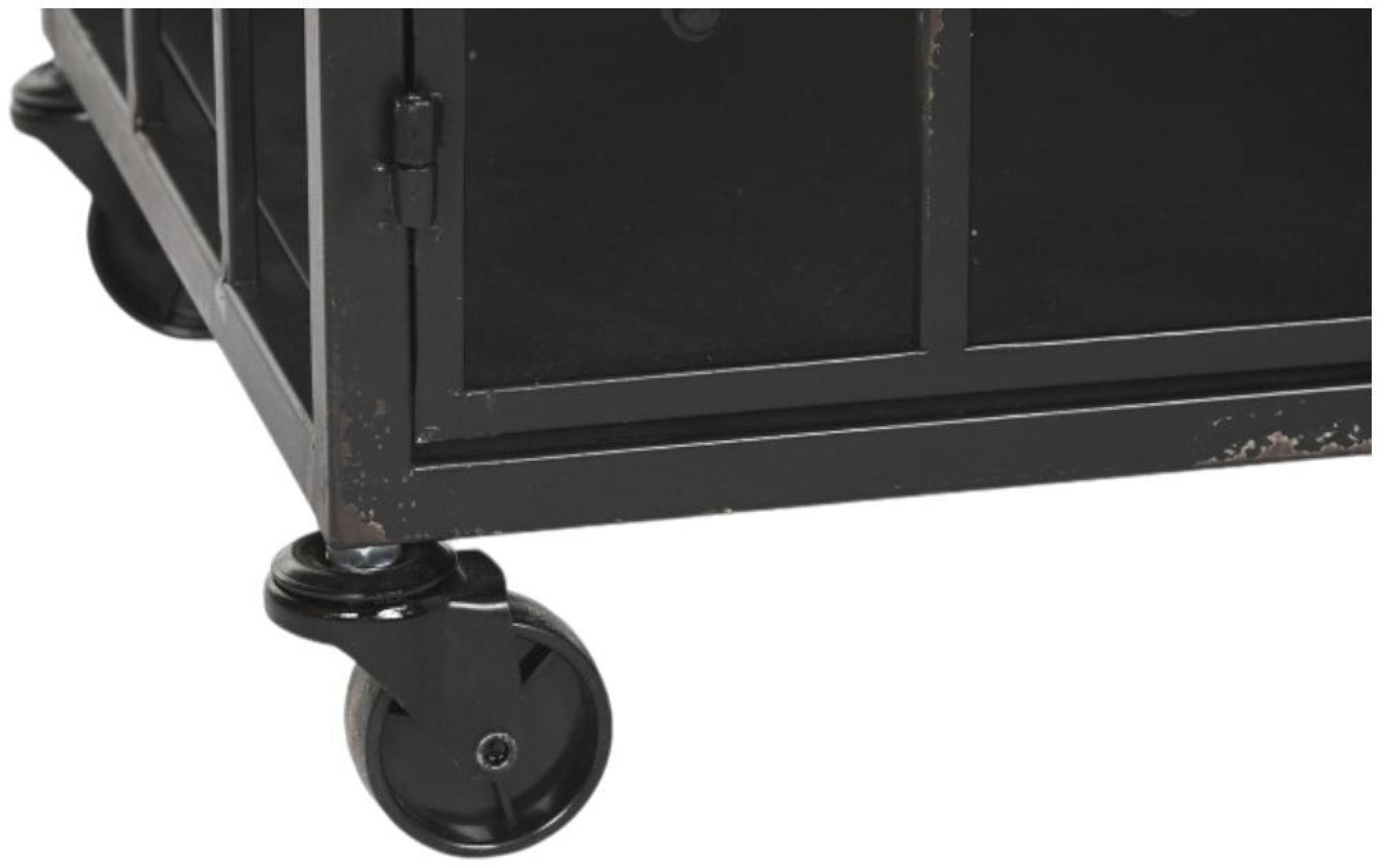 Product photograph of Satna Industrial Style Wood And Metal 4 Drawer Wide Chest from Choice Furniture Superstore.