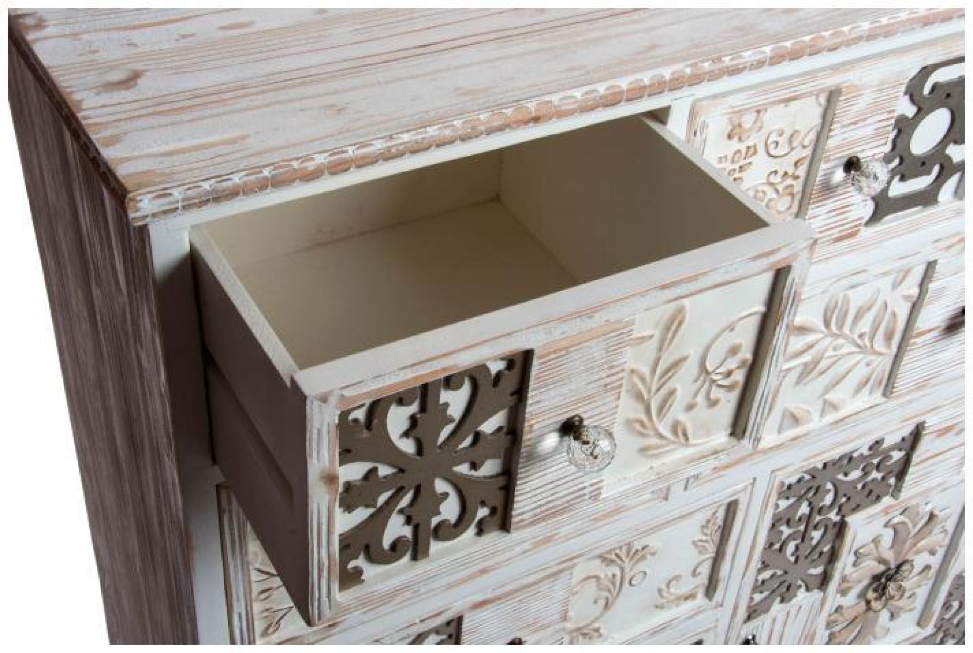 Product photograph of Arabian Wooden Multi Drawer Chest from Choice Furniture Superstore.