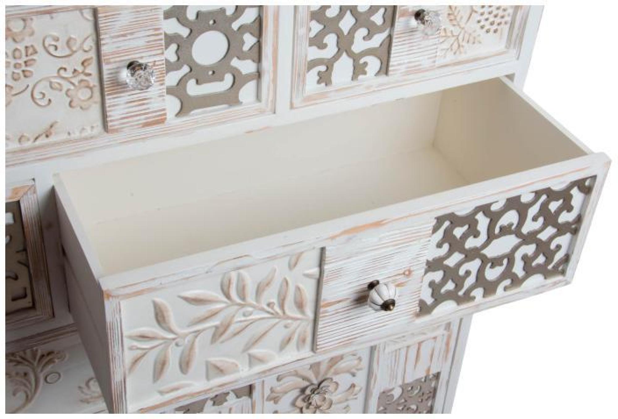 Product photograph of Arabian Wooden Multi Drawer Chest from Choice Furniture Superstore.