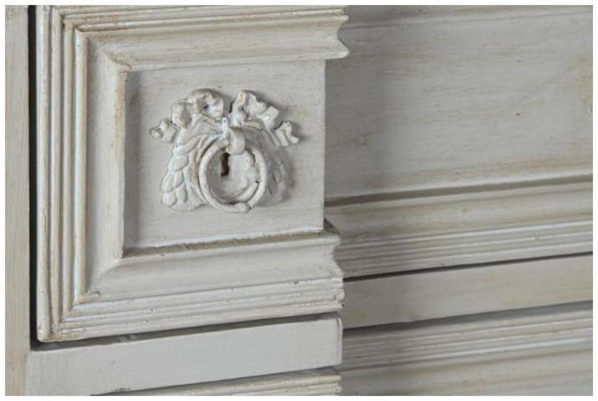 Product photograph of Beige French Style Mango Wood 4 Drawer Chest from Choice Furniture Superstore.