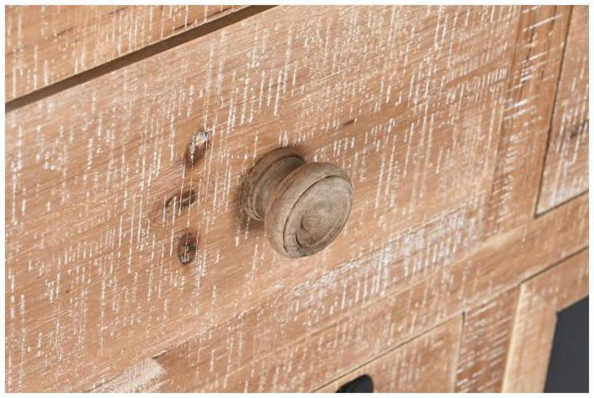 Product photograph of Rustic Industrial Style Multi Drawer Storage Cabinet from Choice Furniture Superstore.