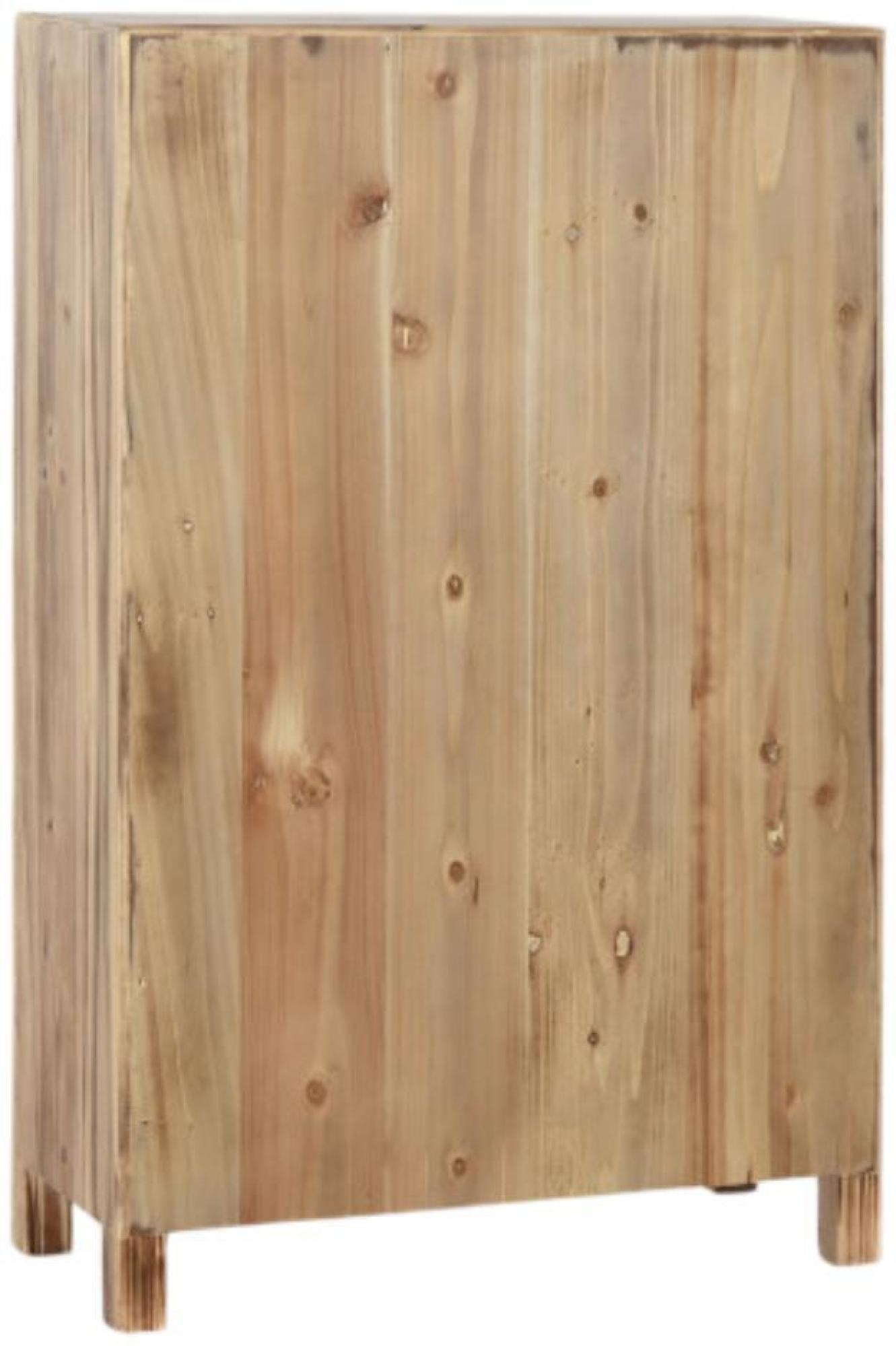 Product photograph of Oriental Oak Effect 6 Drawer Chest from Choice Furniture Superstore.