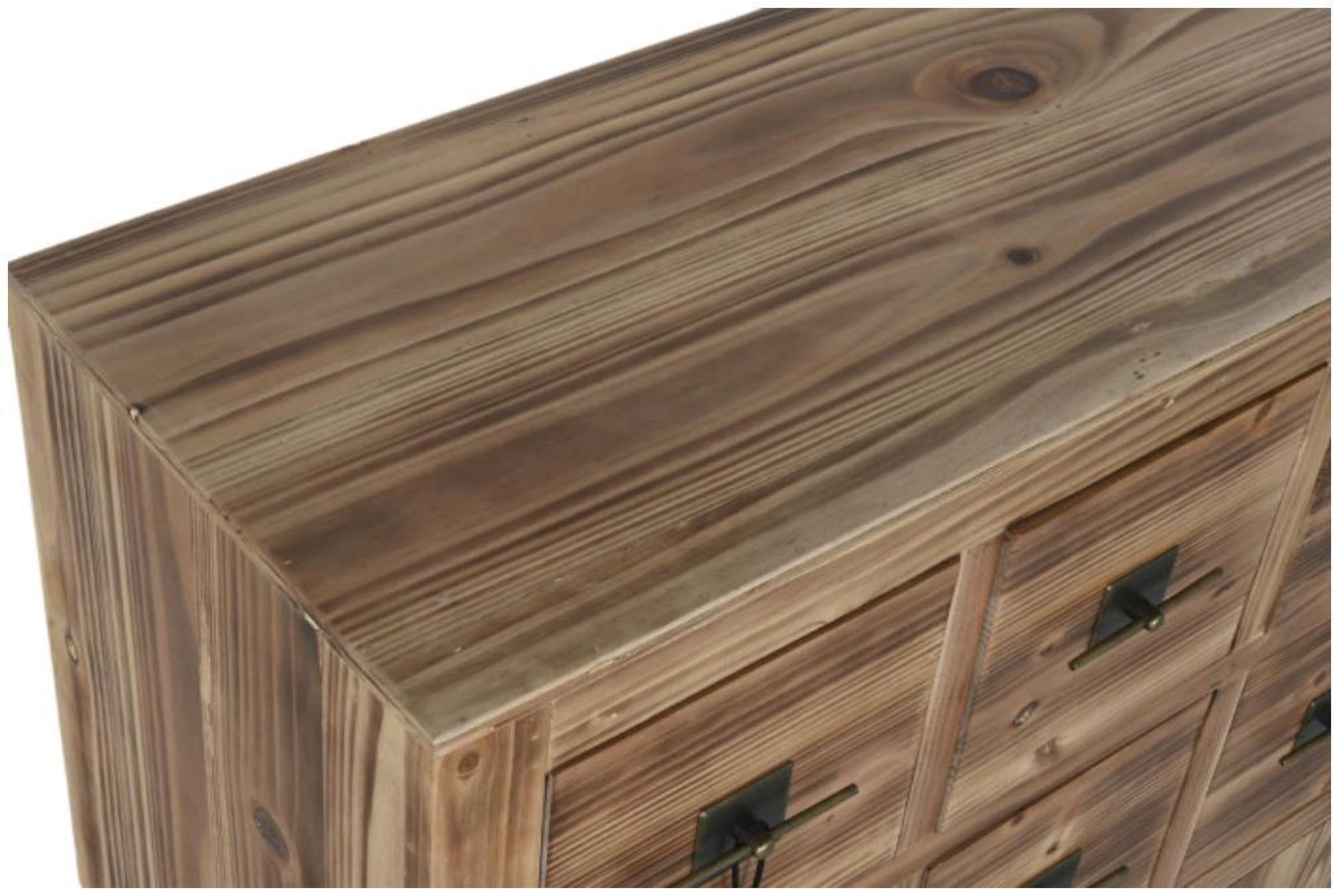 Product photograph of Oriental Oak Effect 6 Drawer Chest from Choice Furniture Superstore.