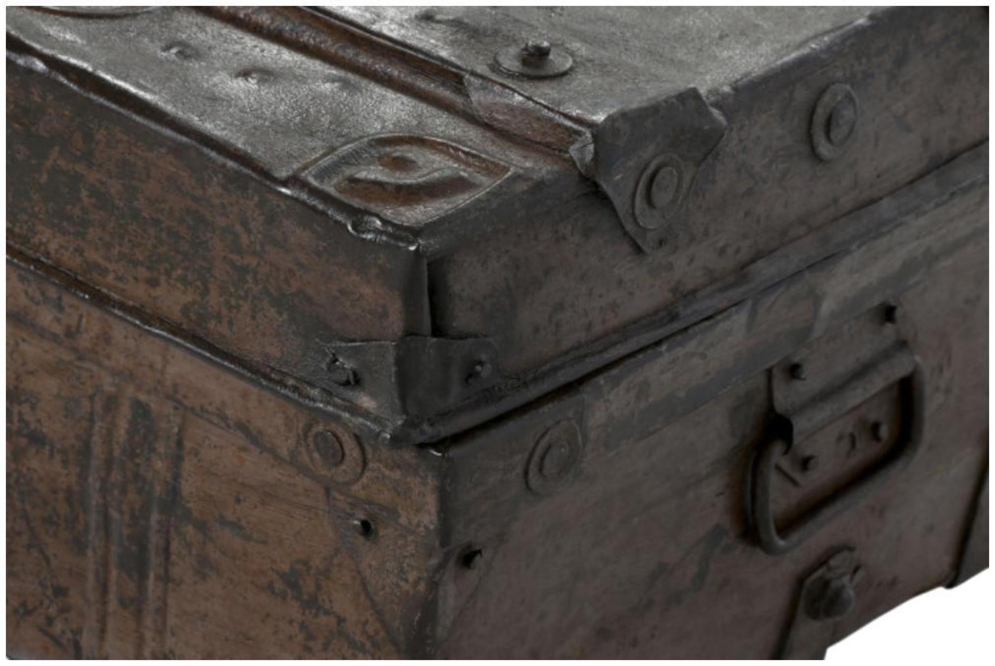 Product photograph of Brown Metal Maleta Trunk from Choice Furniture Superstore.