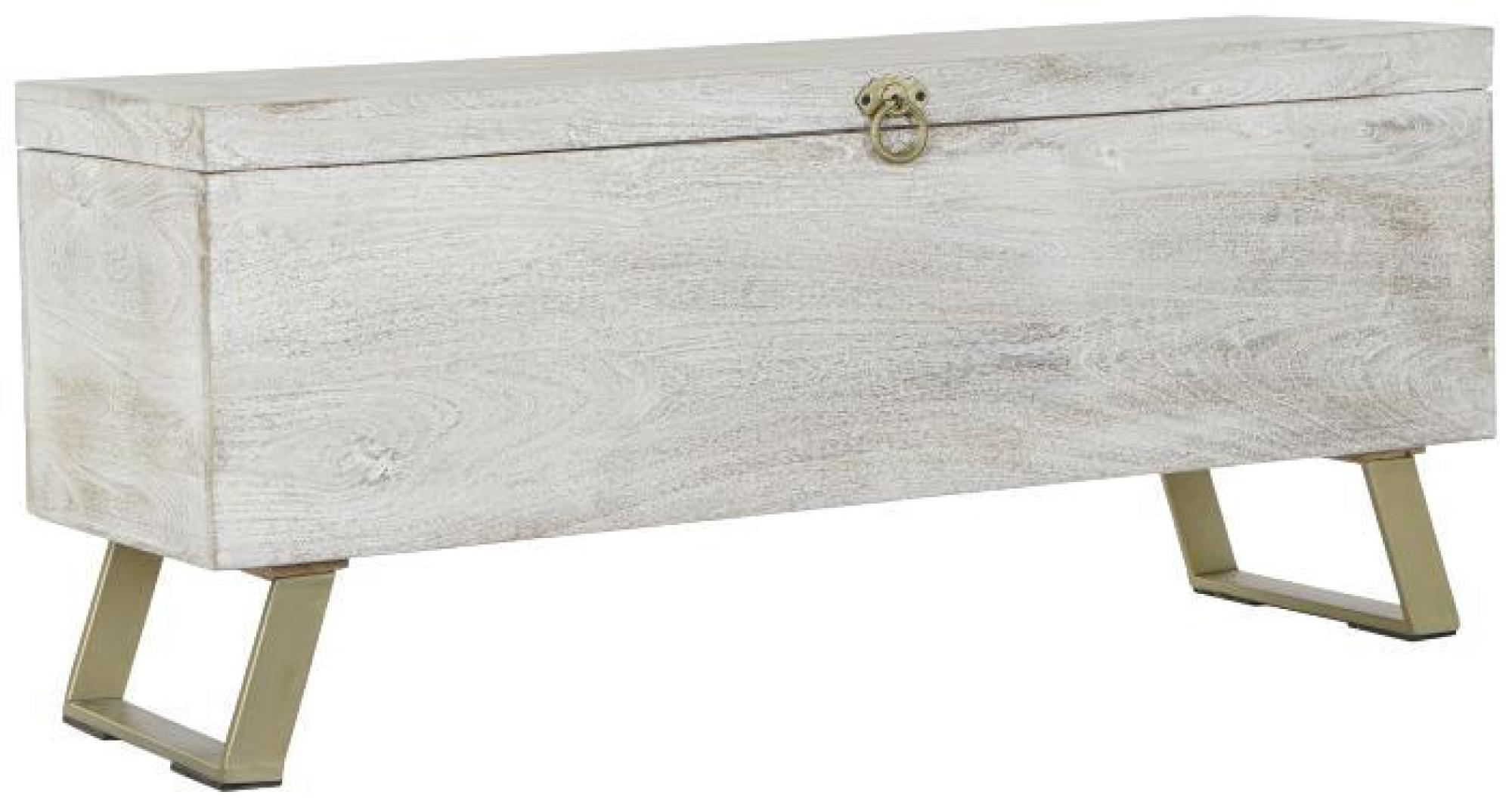 Product photograph of Modern White Wood Decape Trunk from Choice Furniture Superstore.