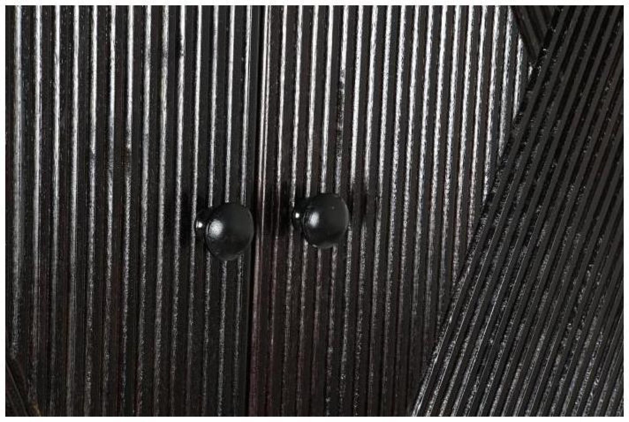 Product photograph of Dark Mango Wood 2 Door Hall Cabinet from Choice Furniture Superstore.