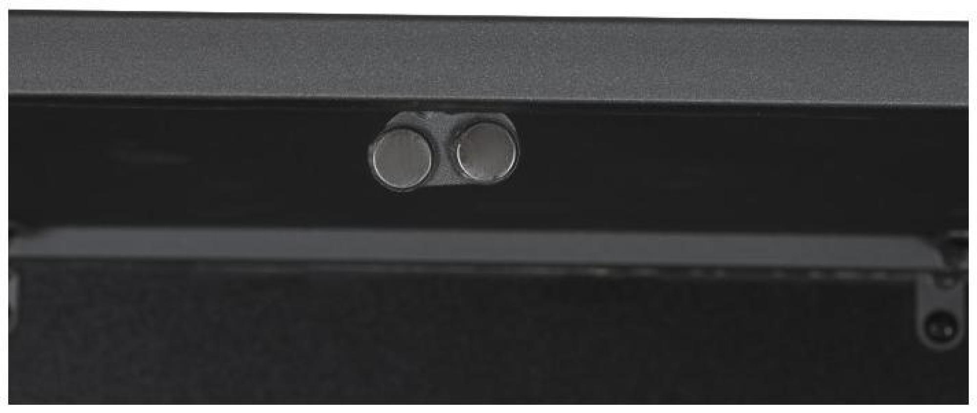 Product photograph of Floral Glass And Black 2 Door Hall Cabinet from Choice Furniture Superstore.
