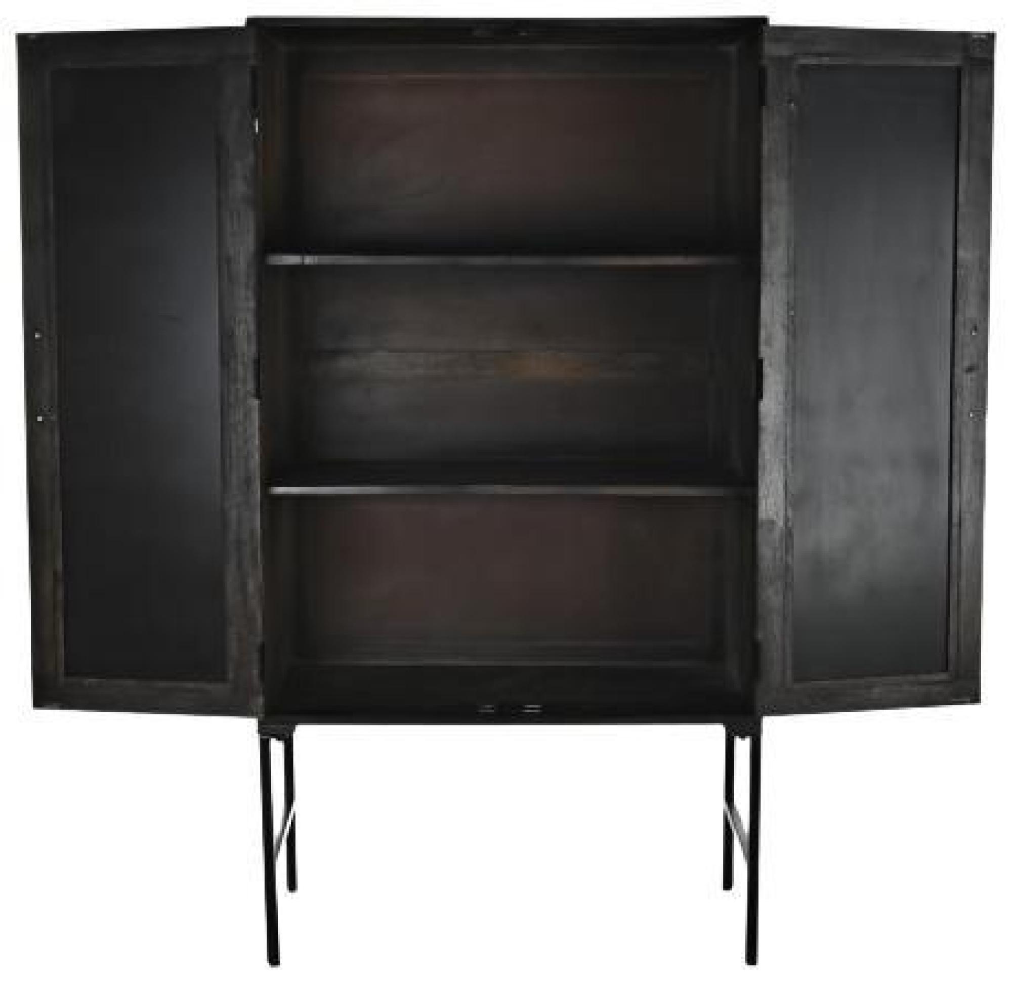 Product photograph of Brown And Rattan 2 Door Hall Cabinet from Choice Furniture Superstore.