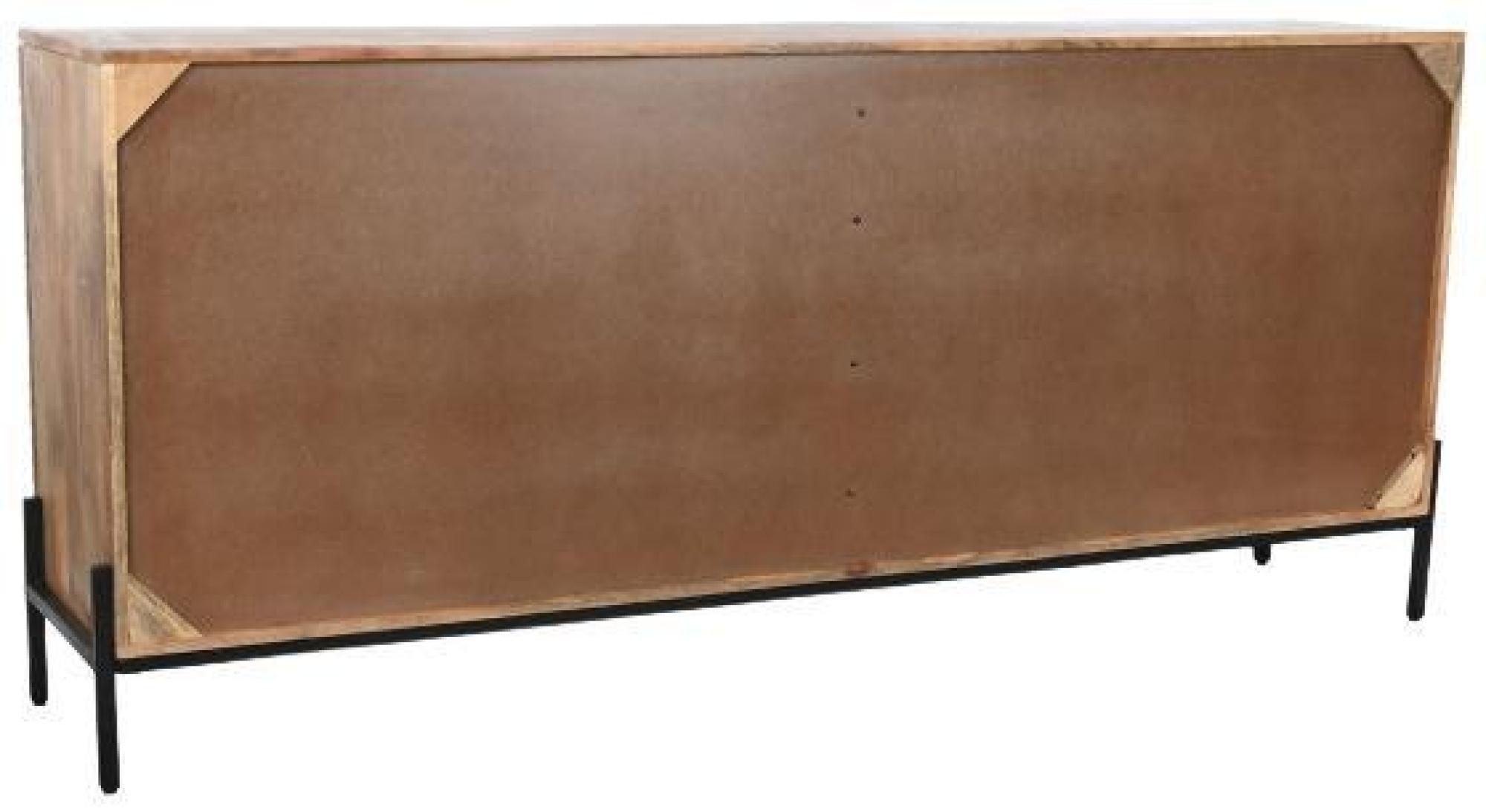 Product photograph of Natural Mango Wood 180cm Large 4 Door Sideboard from Choice Furniture Superstore.