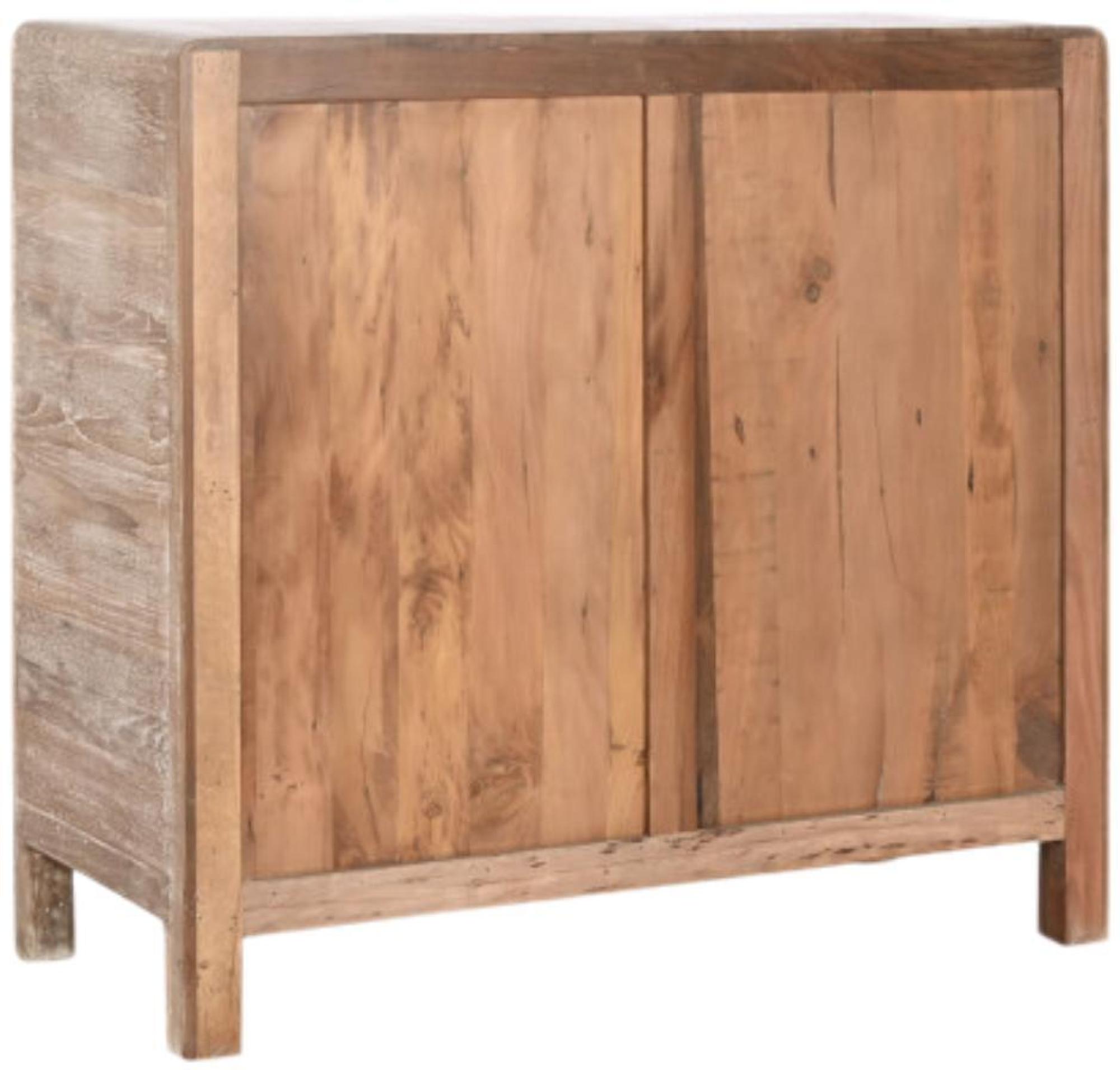 Product photograph of Natural Glass 90cm Small 2 Door Sideboard from Choice Furniture Superstore.